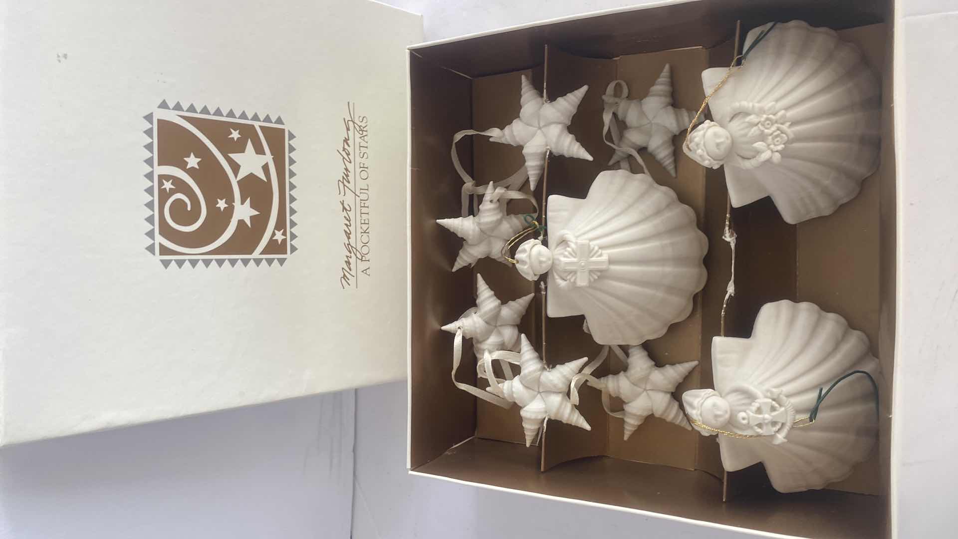 Photo 1 of 9 MARGARET FURLONG BISQUE CHRISTMAS ORNAMENTS