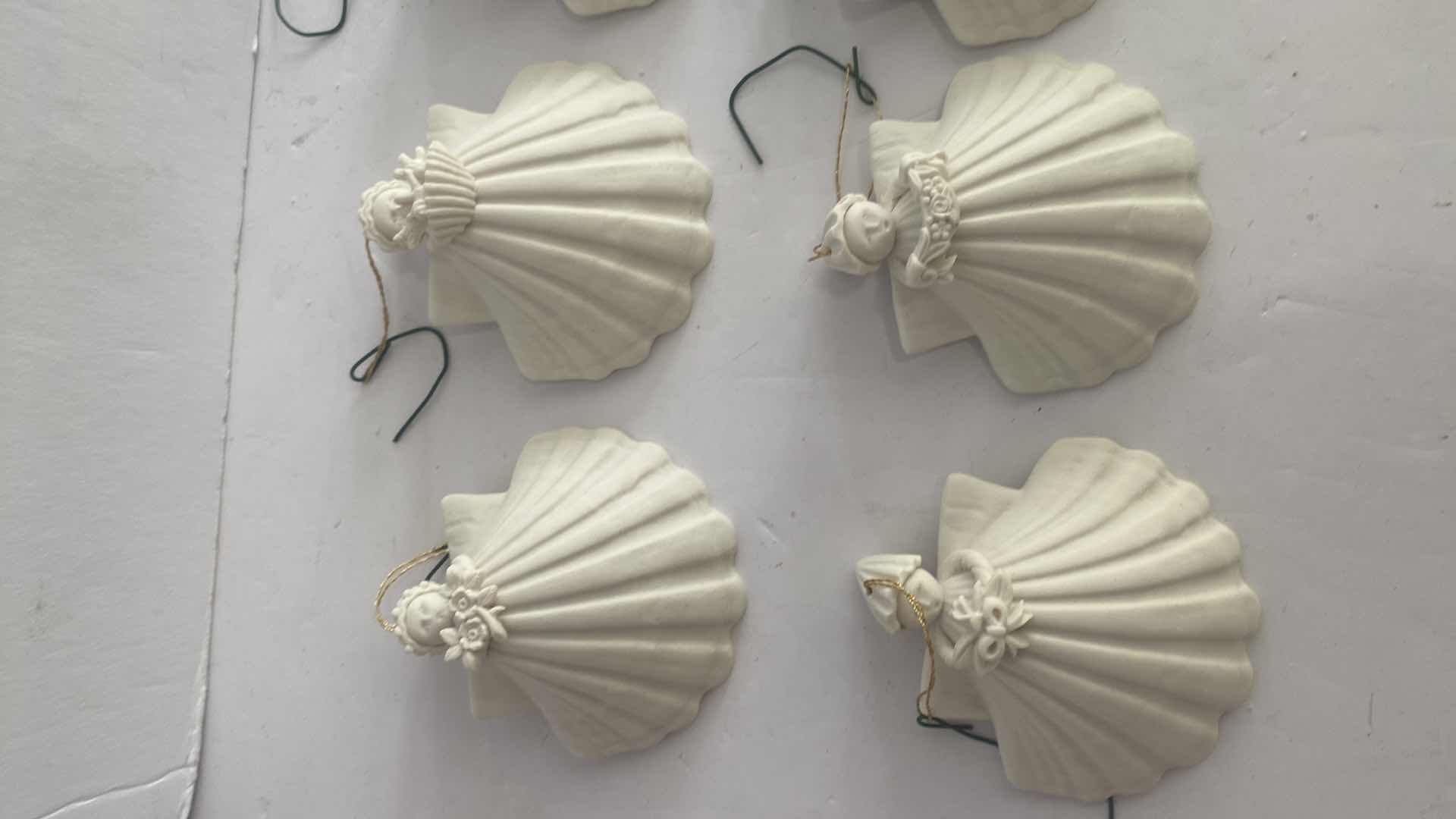 Photo 1 of 8 MARGARET FURLONG BISQUE CHRISTMAS ORNAMENTS