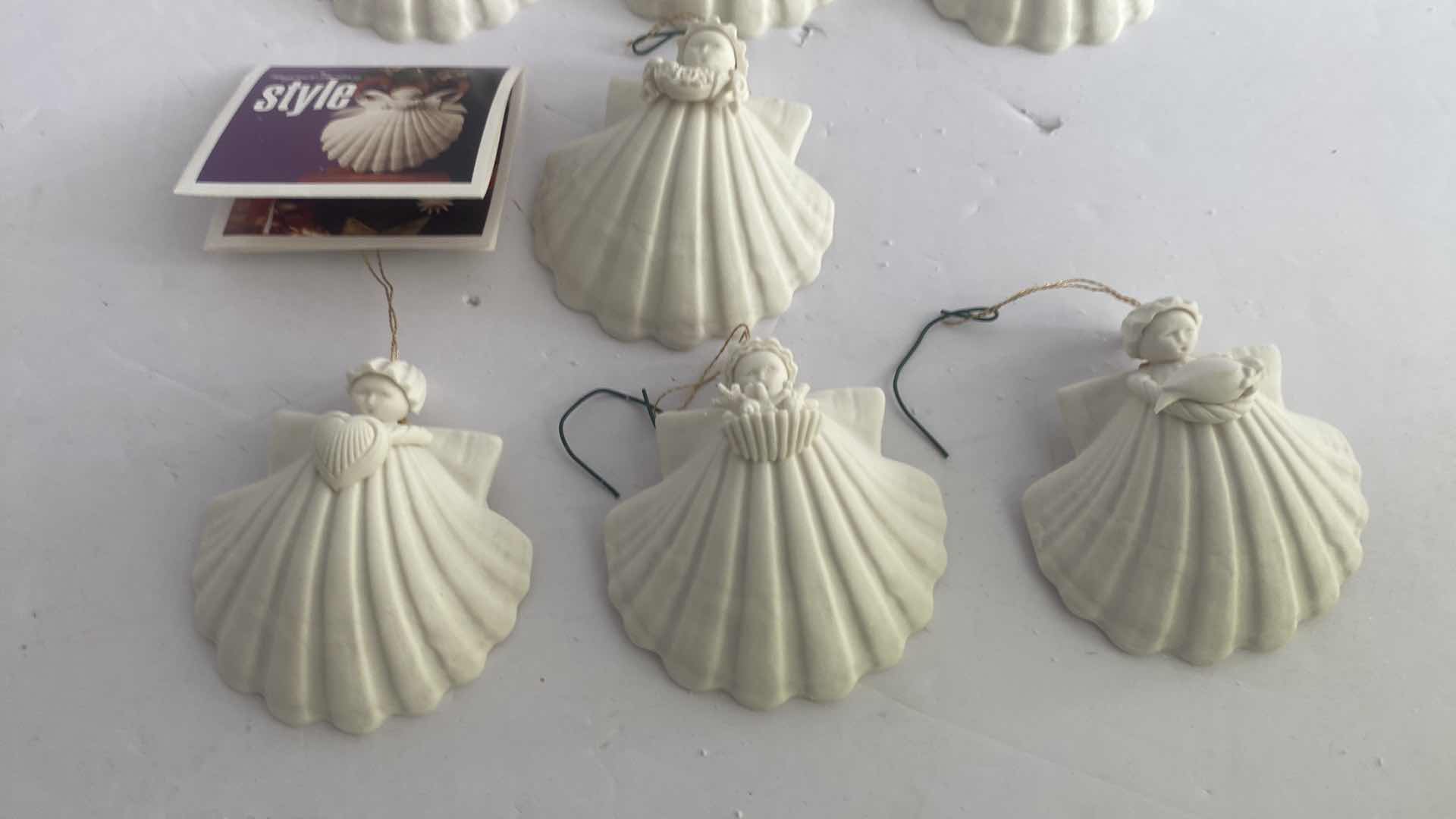 Photo 1 of 7 MARGARET FURLONG BISQUE CHRISTMAS ORNAMENTS