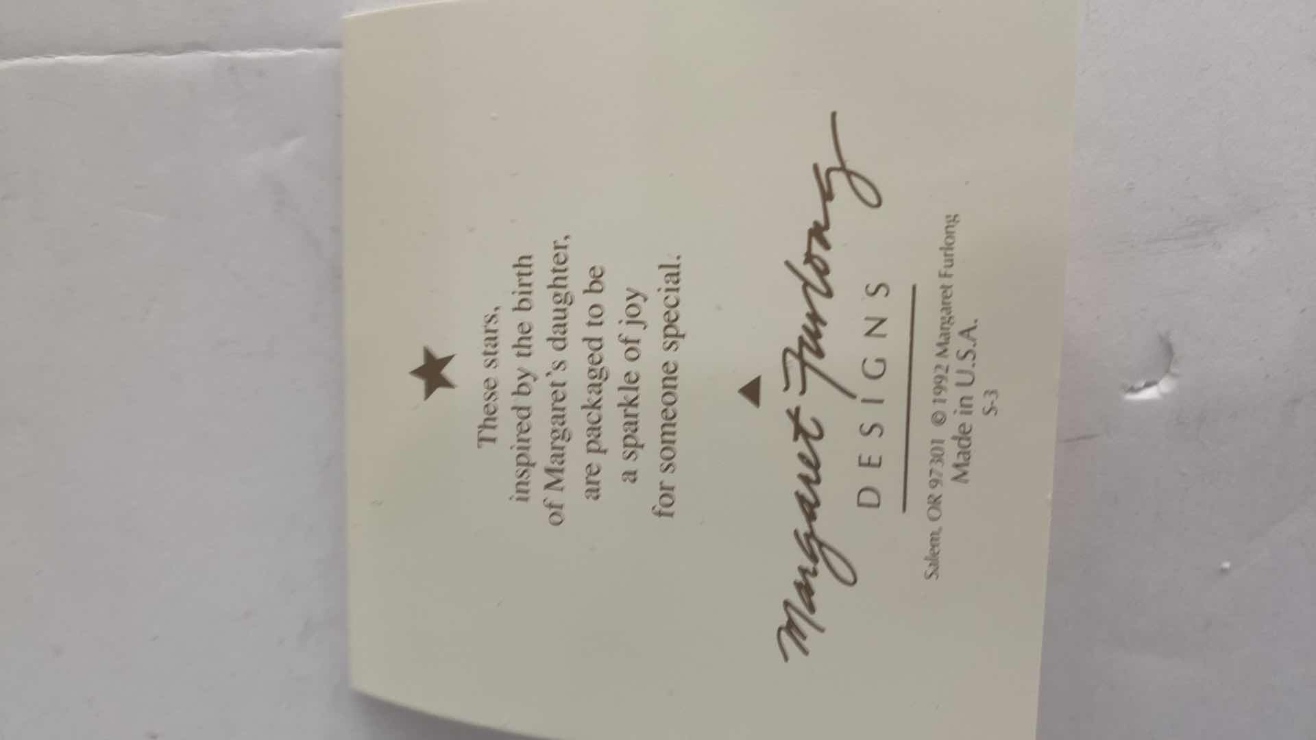 Photo 4 of 7 MARGARET FURLONG BISQUE CHRISTMAS ORNAMENTS