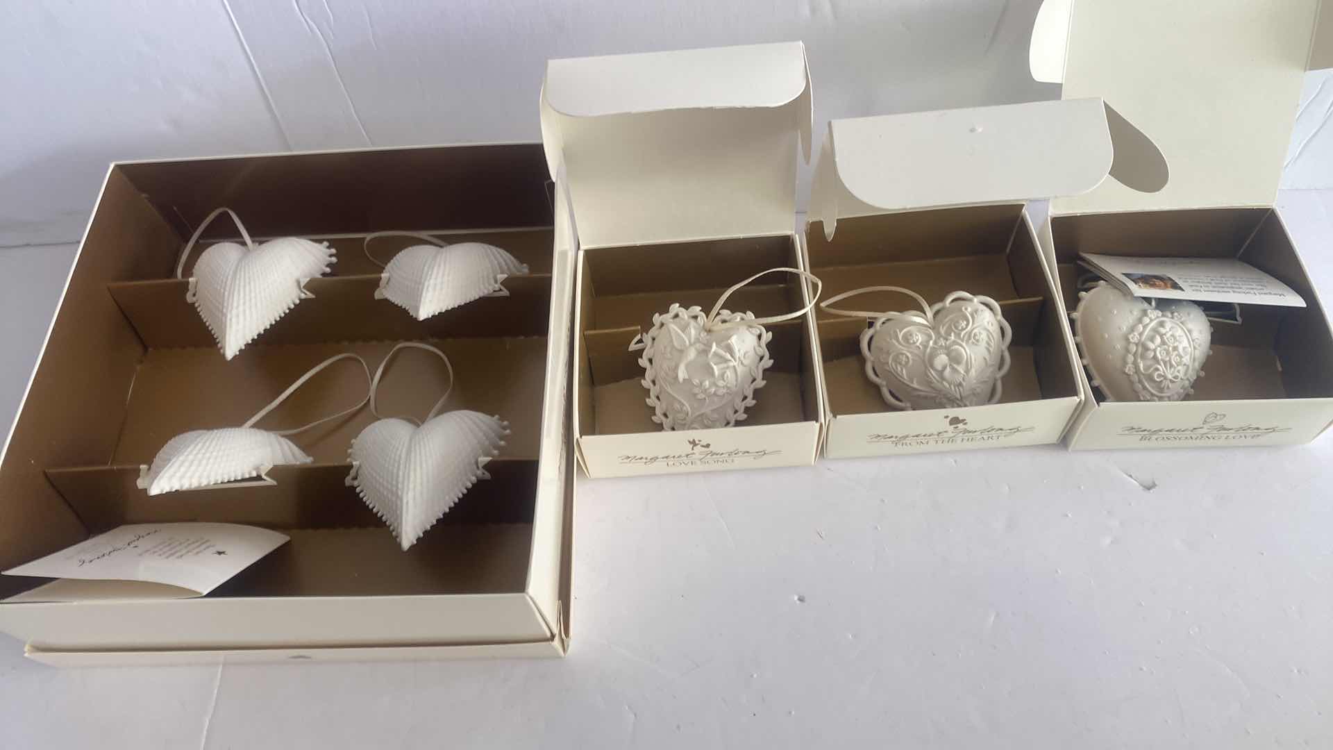 Photo 1 of 7 MARGARET FURLONG BISQUE CHRISTMAS ORNAMENTS