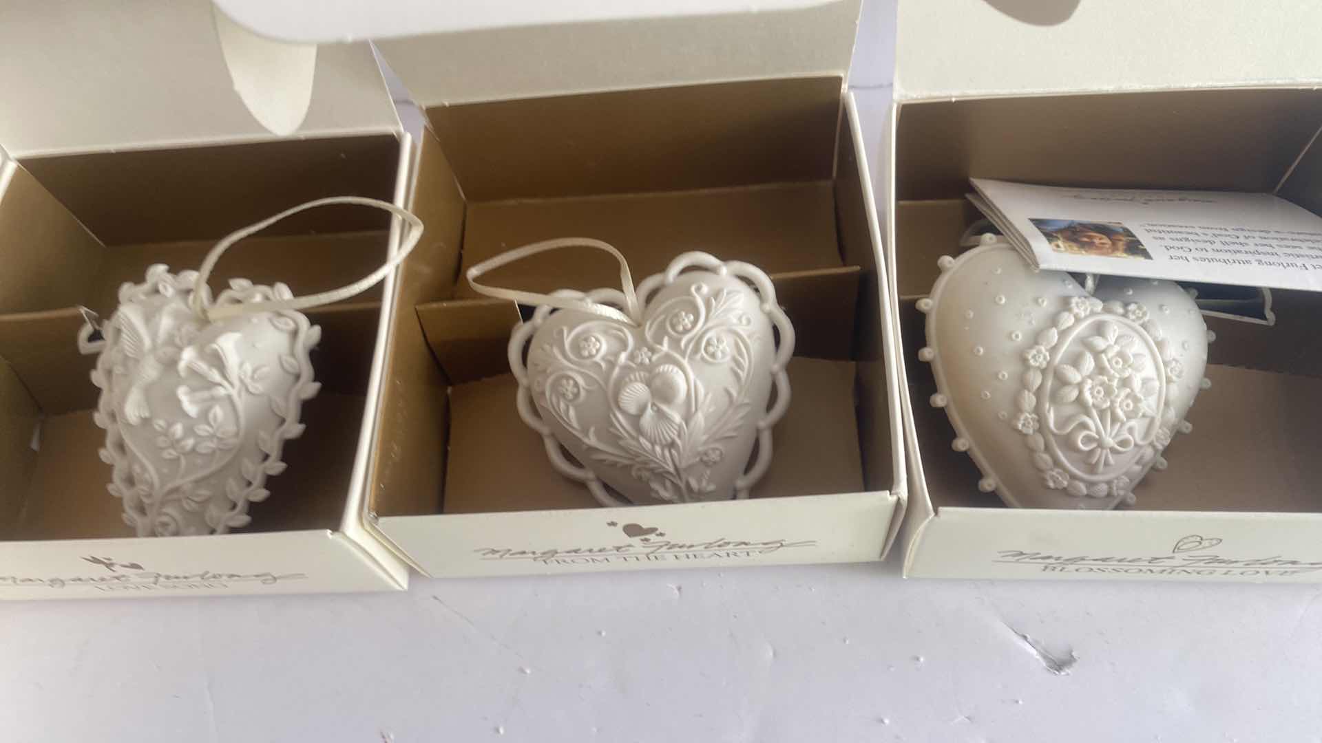 Photo 2 of 7 MARGARET FURLONG BISQUE CHRISTMAS ORNAMENTS