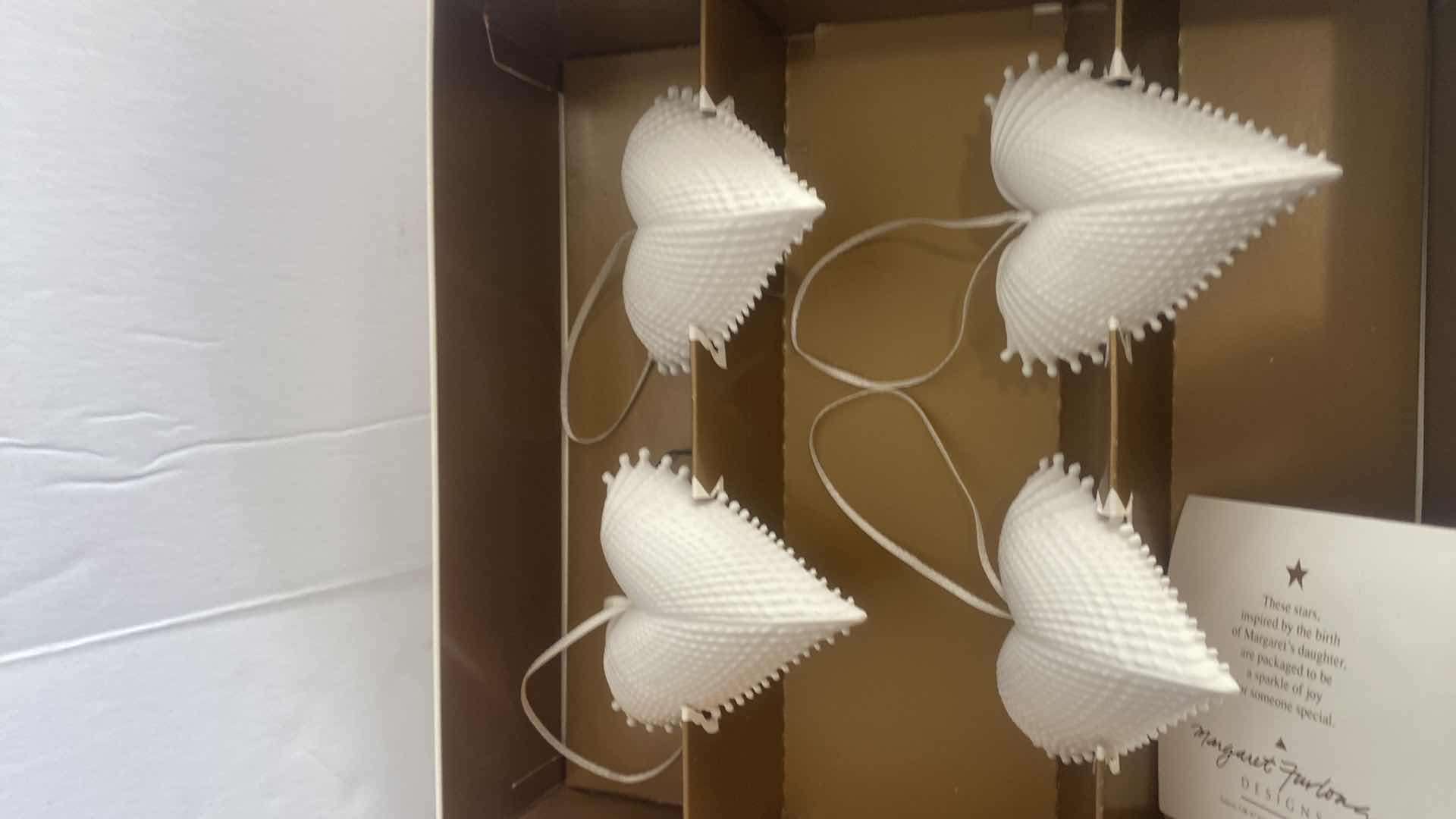 Photo 1 of 7 MARGARET FURLONG BISQUE CHRISTMAS ORNAMENTS