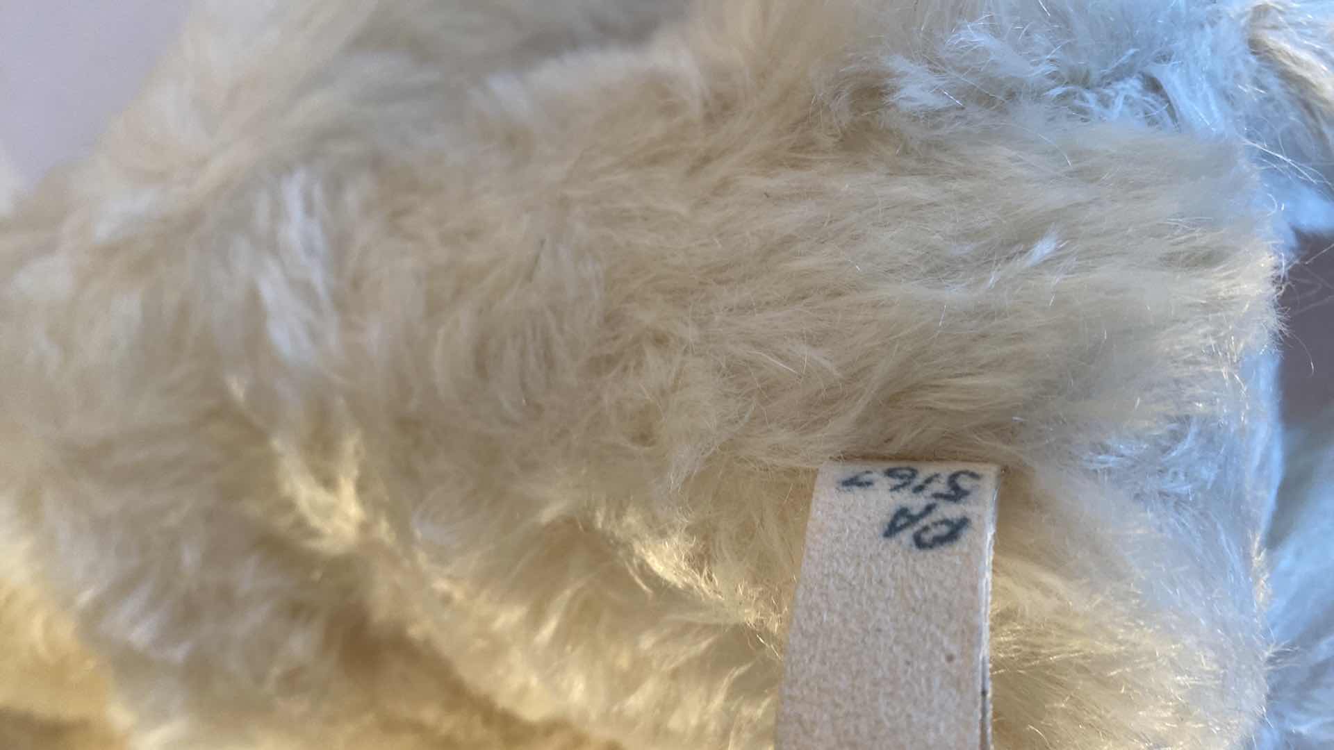 Photo 4 of 1995 JAY HADLY MOHAIR TEDDY BEAR H14”