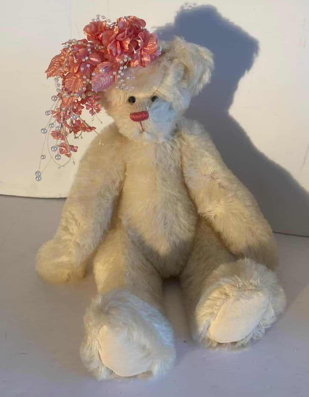 Photo 1 of 1995 JAY HADLY MOHAIR TEDDY BEAR H14”