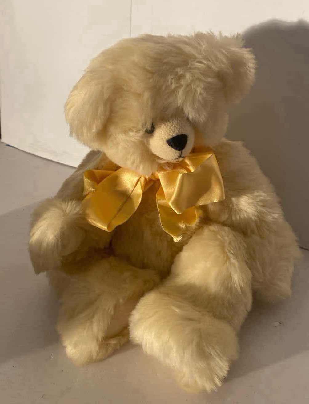 Photo 1 of 1995 JAY HADLY MOHAIR TEDDY BEAR H14”
