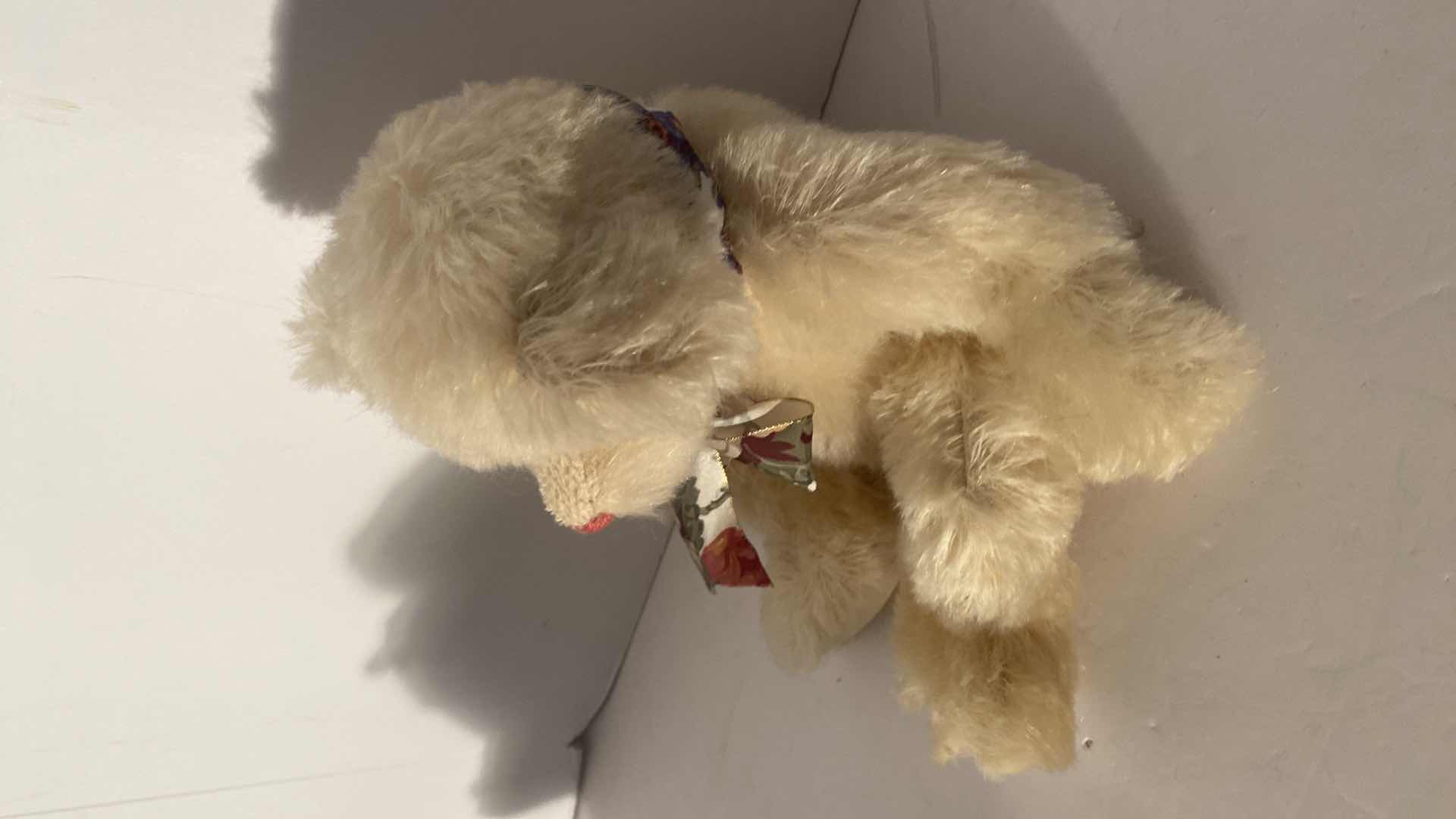 View 3 of 1995 JAY HADLY MOHAIR TEDDY BEAR H10”