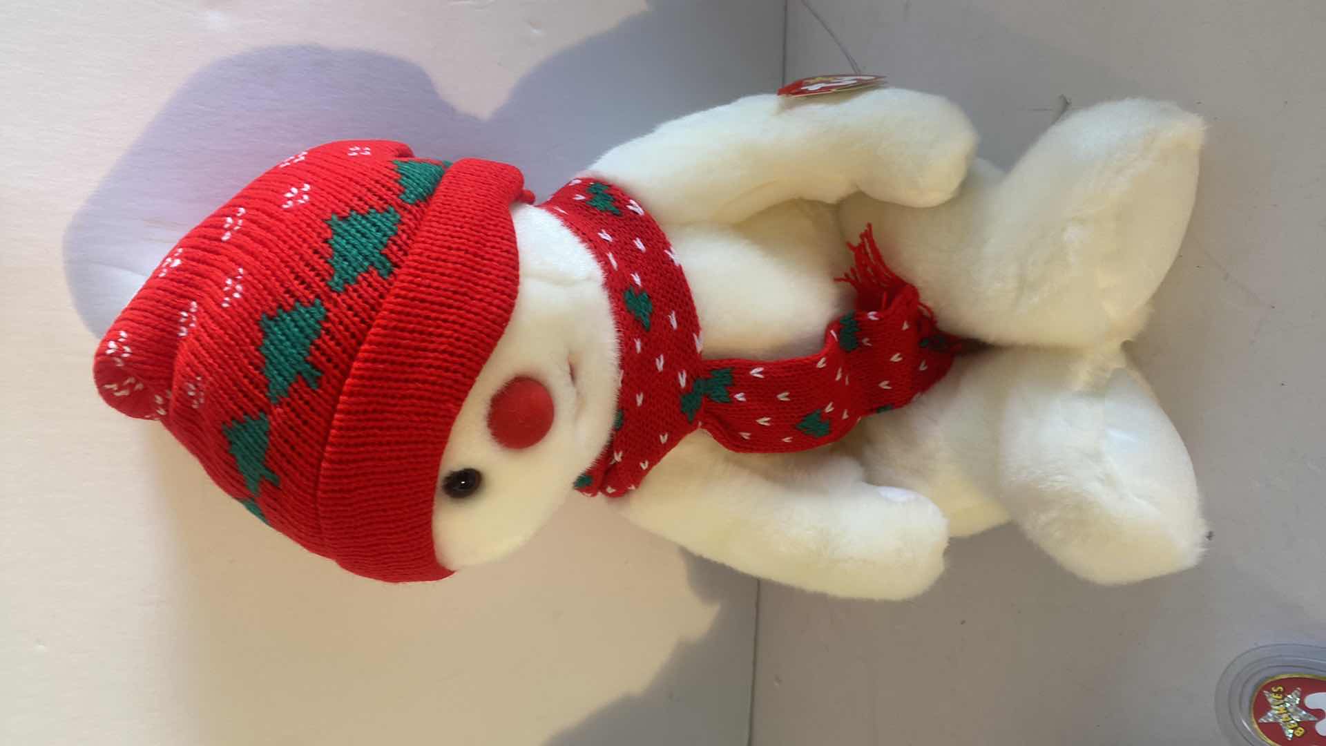 Photo 1 of 1 BEANIE BUDDY & 3 BEANIE BABIES HOLIDAY COLLECTABLES