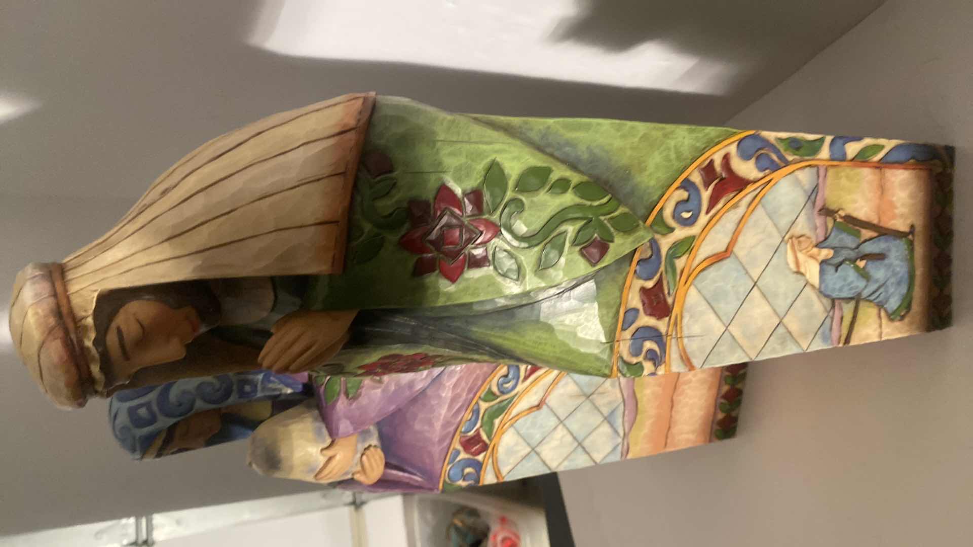 Photo 1 of 2 PIECES HEARTWOOD CREEK JIM SHORE, BLESSED NIGHT H 18 1/2”