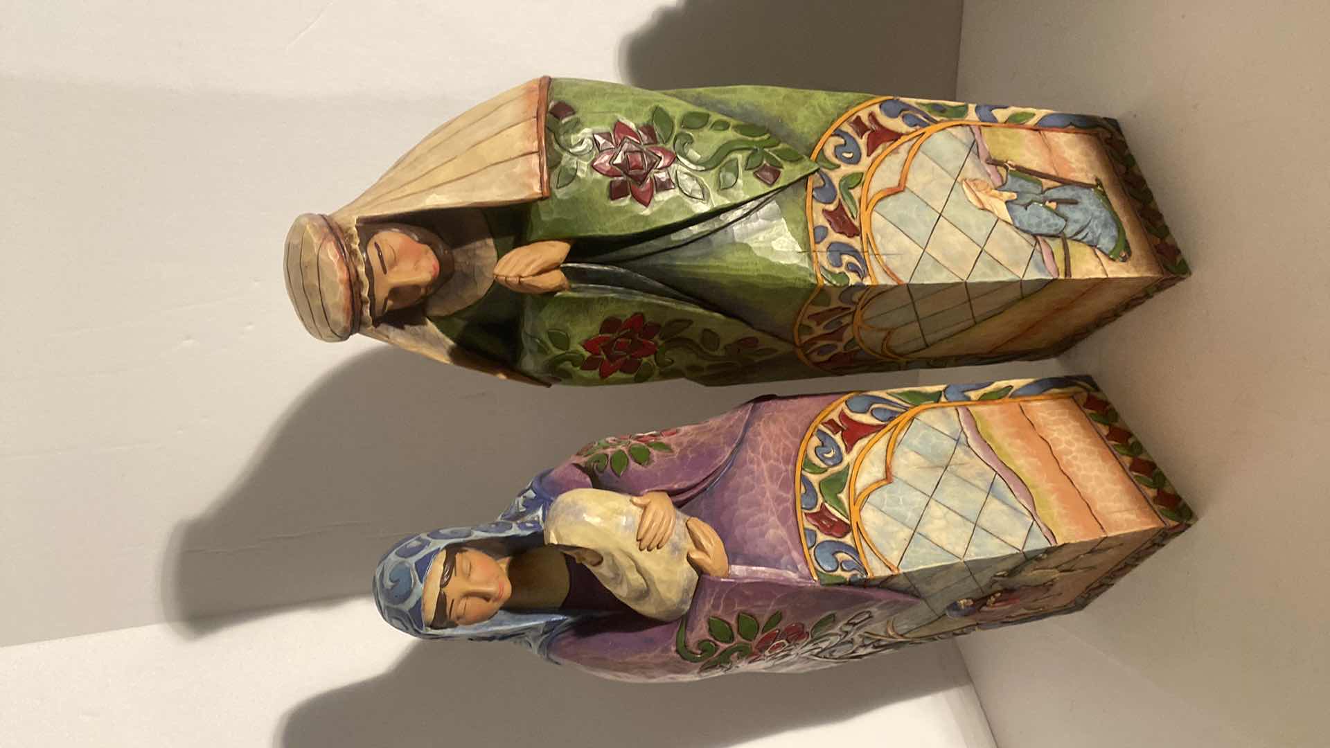 Photo 1 of 2 PIECES HEARTWOOD CREEK JIM SHORE, BLESSED NIGHT H 18 1/2”