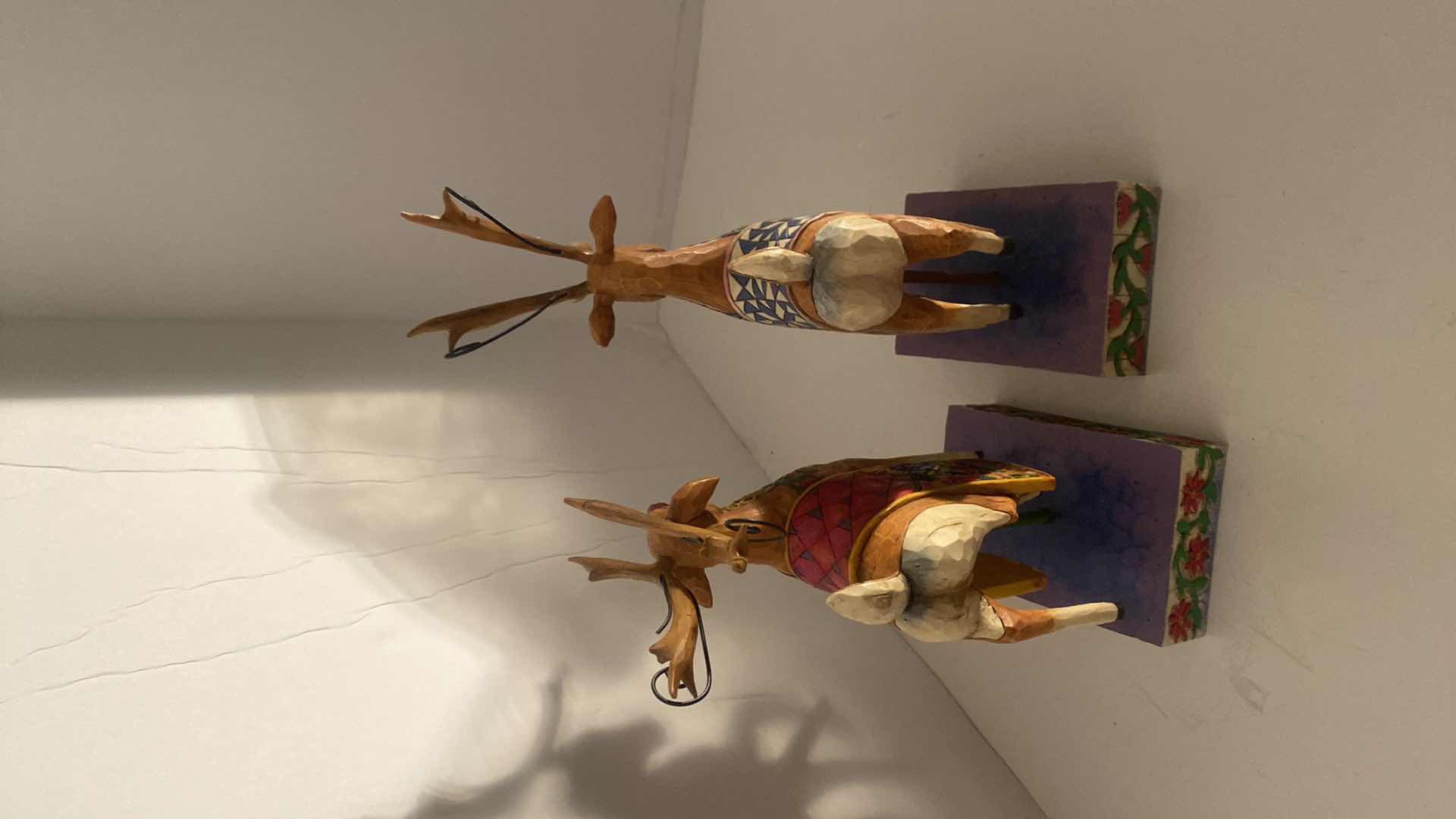 Photo 1 of  2-HEARTWOOD CREEK JIM SHORE, REINDEER 6” x 9 1/2”