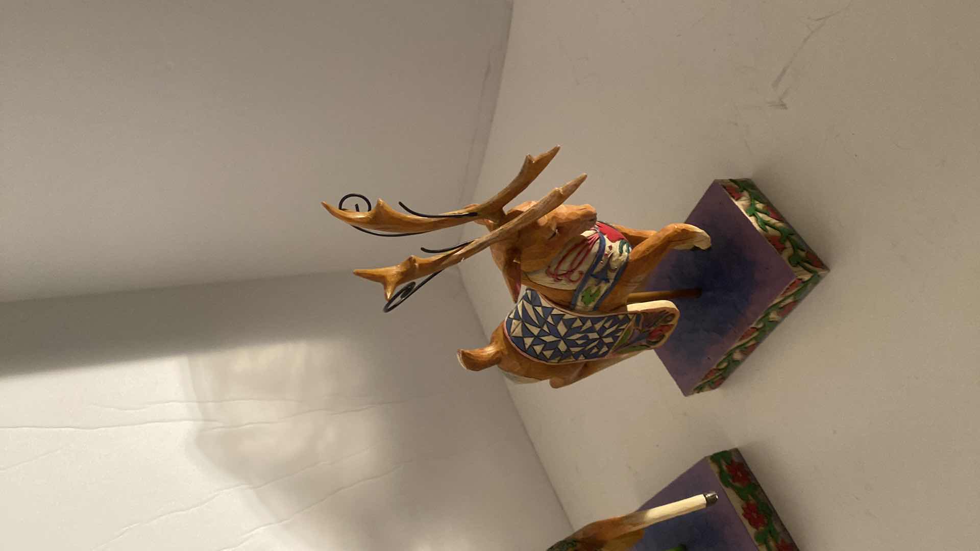 Photo 1 of  2-HEARTWOOD CREEK JIM SHORE, REINDEER 6” x 9 1/2”