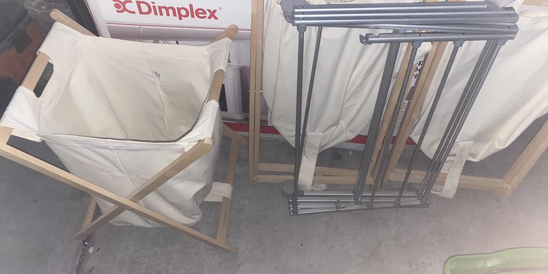 Photo 1 of 3 HAMPERS & CLOTHES DRYING RACK