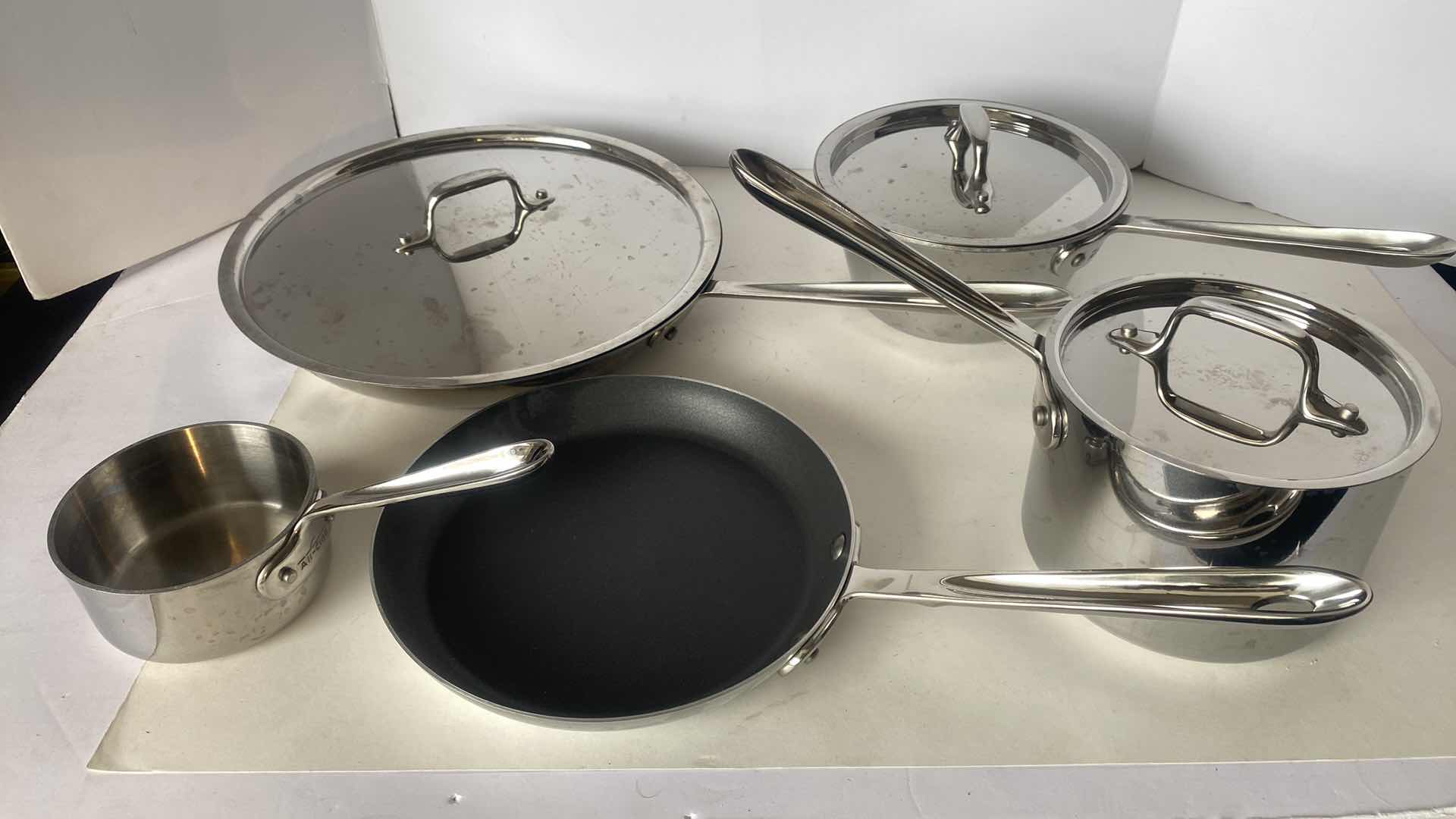 Photo 1 of 8 PIECE ALL-CLAD COOKWEAR