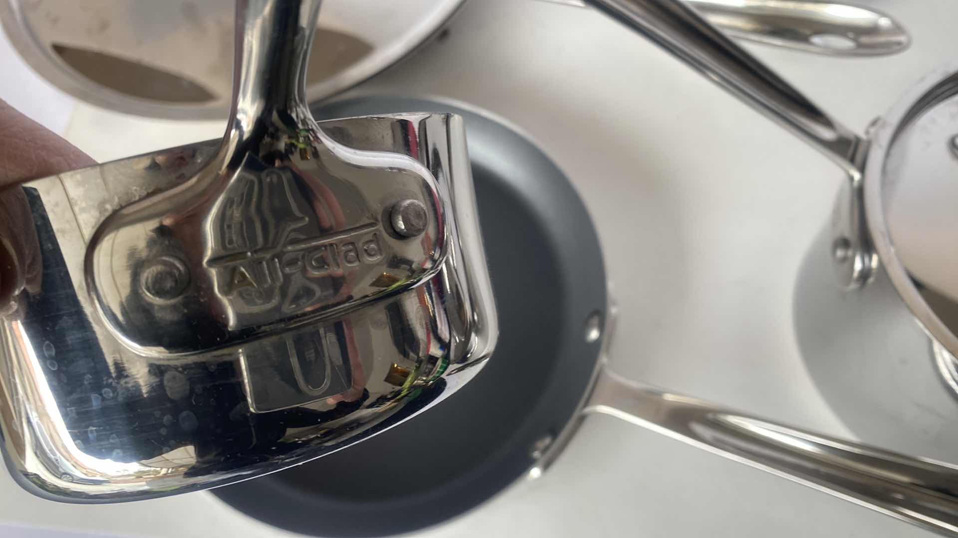 Photo 1 of 8 PIECE ALL-CLAD COOKWEAR