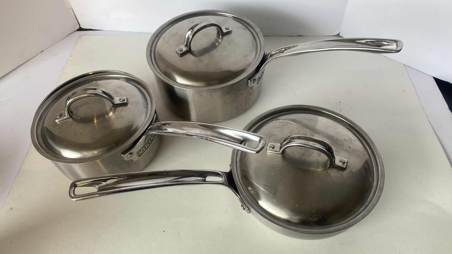 Photo 2 of 3 VIKING SAUCE PANS WITH LIDS