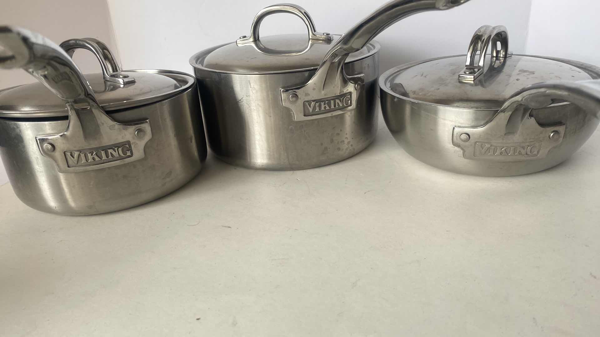 Photo 3 of 3 VIKING SAUCE PANS WITH LIDS