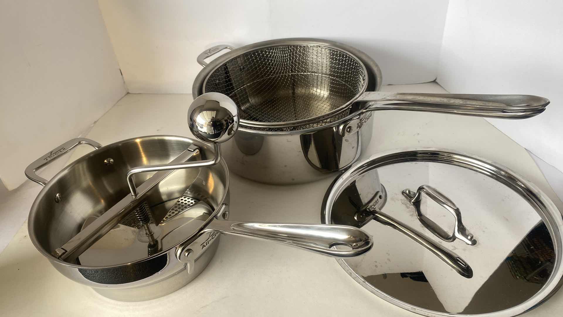 Photo 1 of 4 PIECES ALL-CLAD COOKWARE