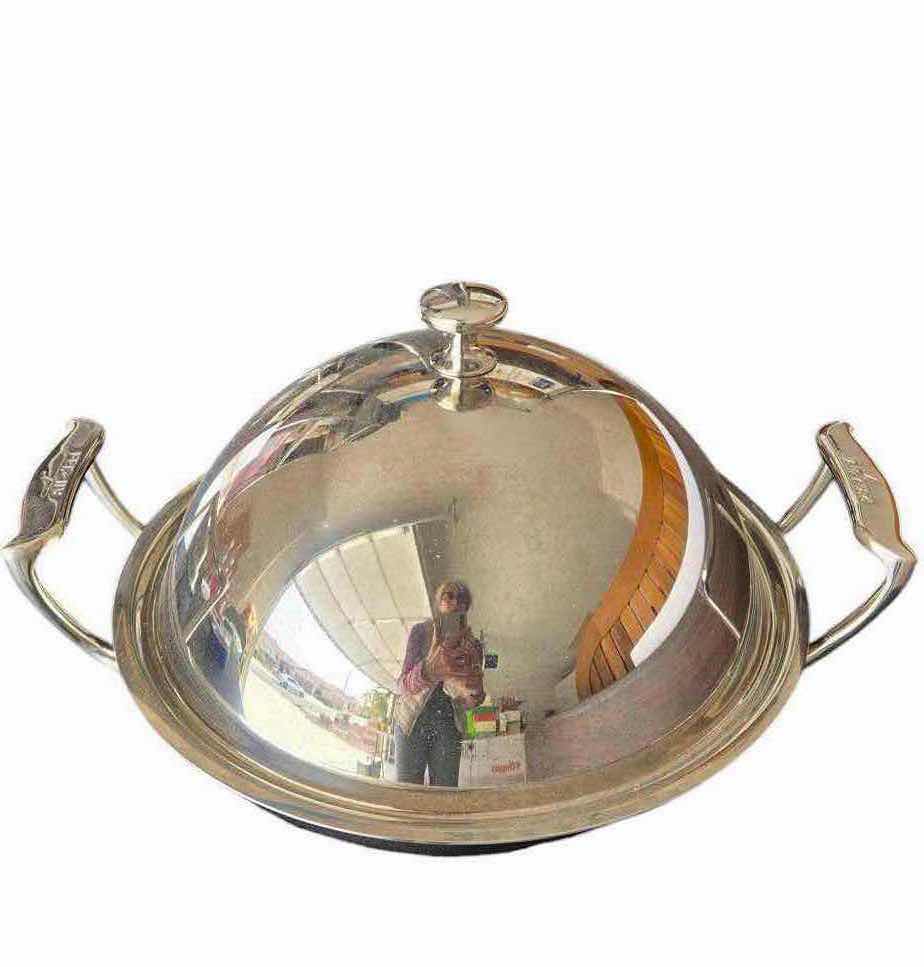 Photo 1 of ALL-CLAD COVERED WOK/SERVER 13 1/2 inches including handles
