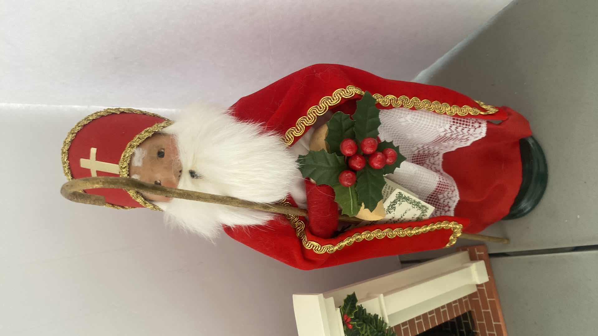 View 2 of 2 BUYERS CHOICE “THE CAROLERS COLLECTABLE FIGURINES H12” AND FIREPLACE
