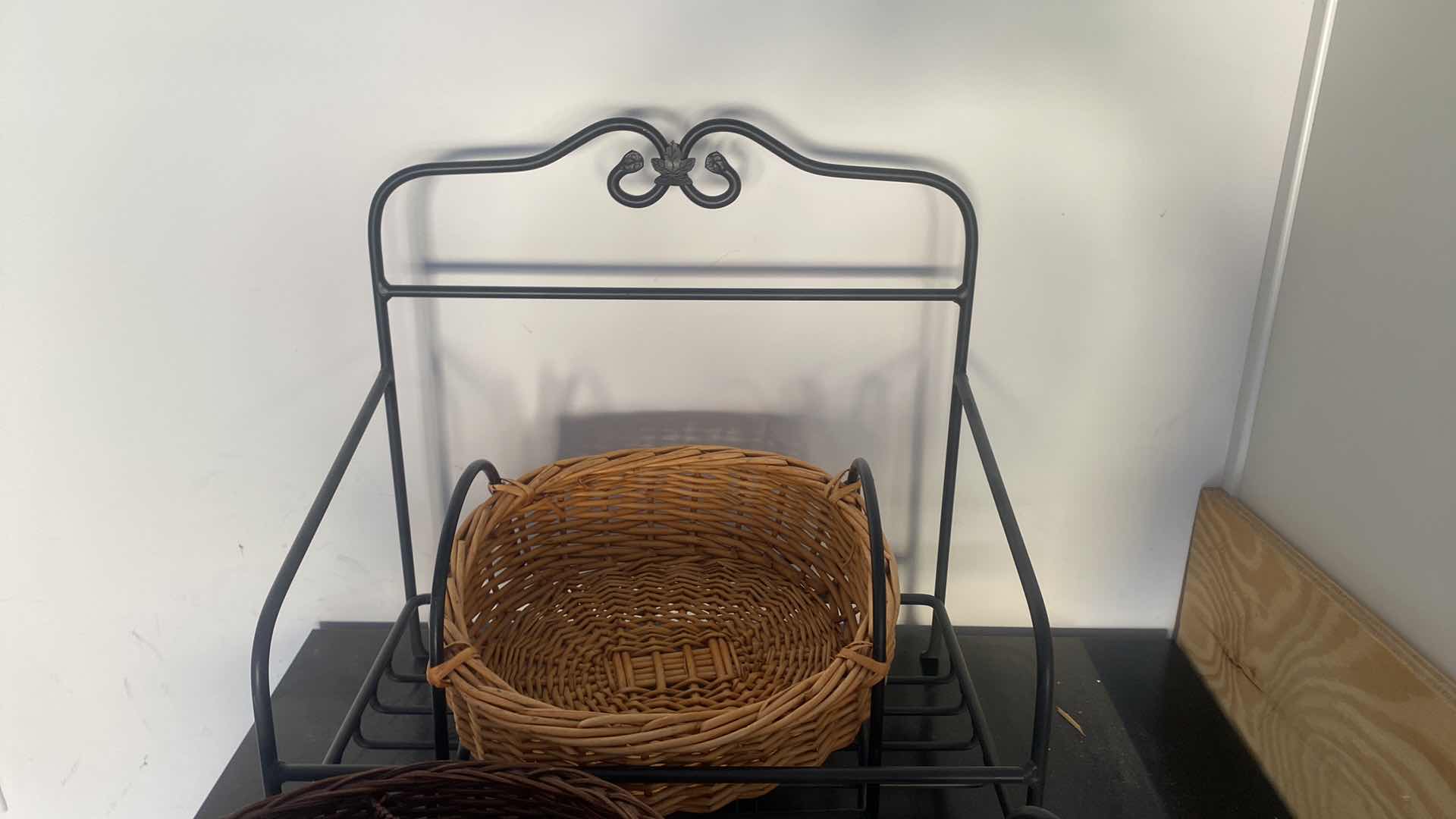 Photo 3 of 4 METAL FRAMES FOR SERVERS - 2 WITH BASKETS