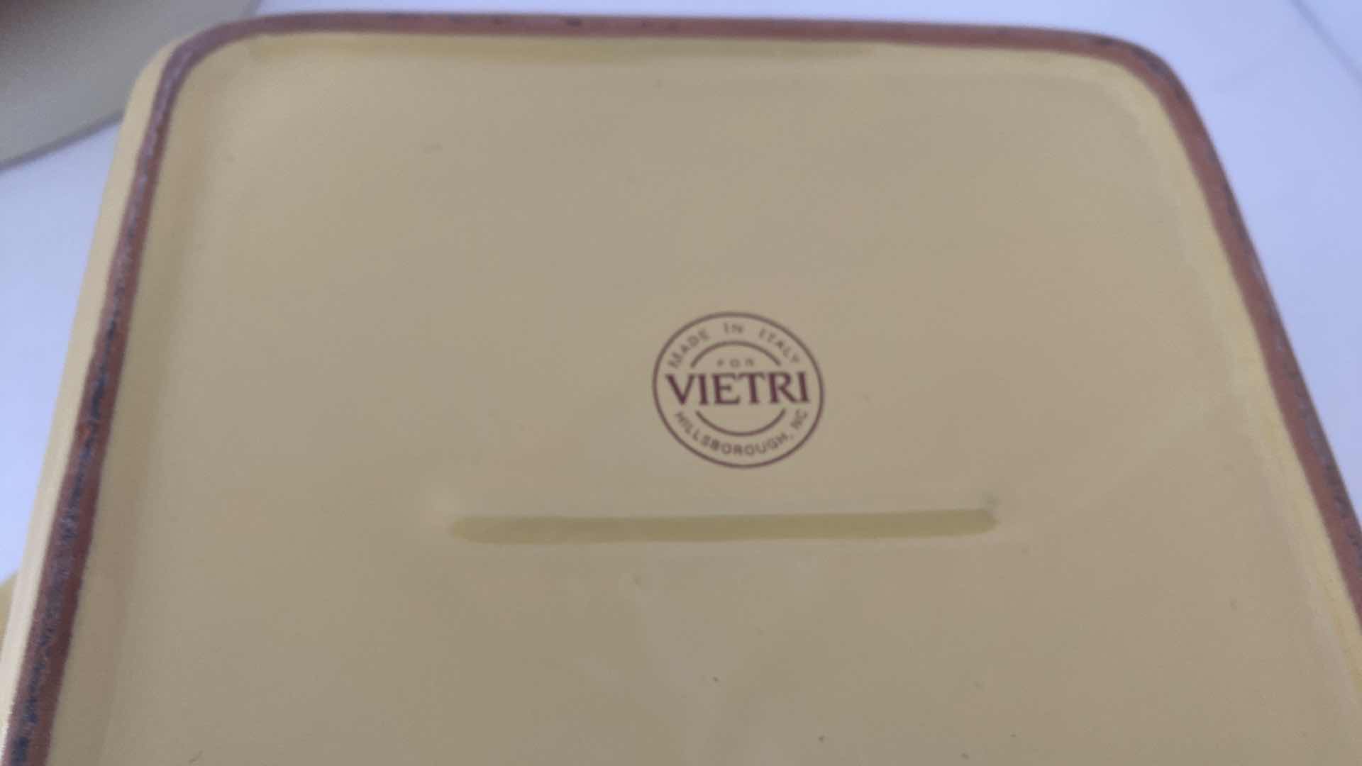 Photo 4 of 2 VIETRI COVERED STONEWARE FROM ITALY
