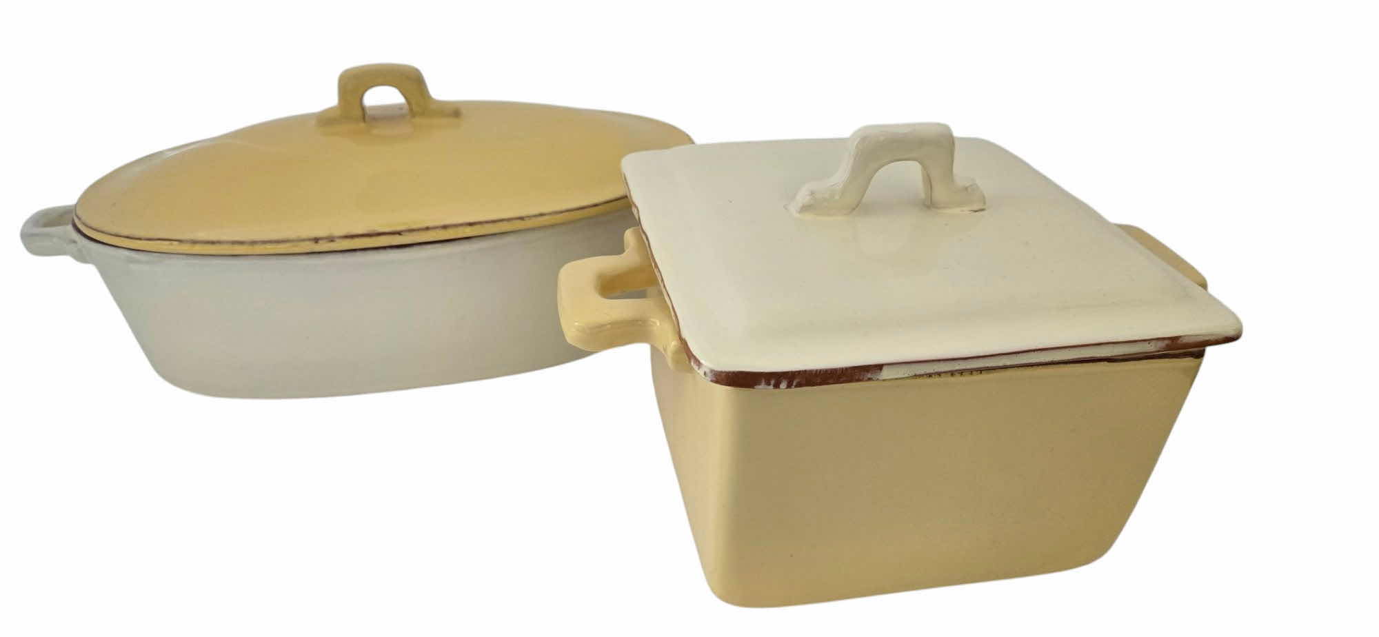 Photo 1 of 2 VIETRI COVERED STONEWARE FROM ITALY