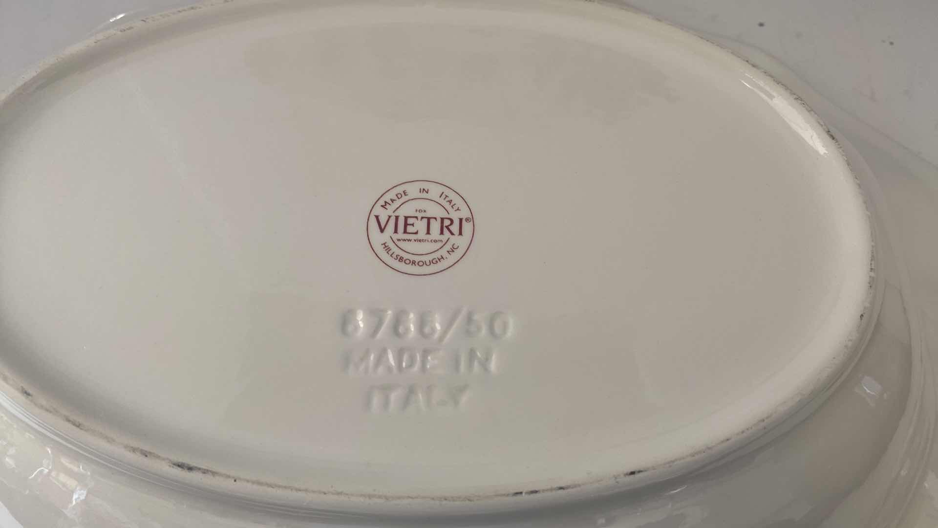 Photo 1 of 2 VIETRI STONEWARE  FROM ITALY PLATTER & BOWL