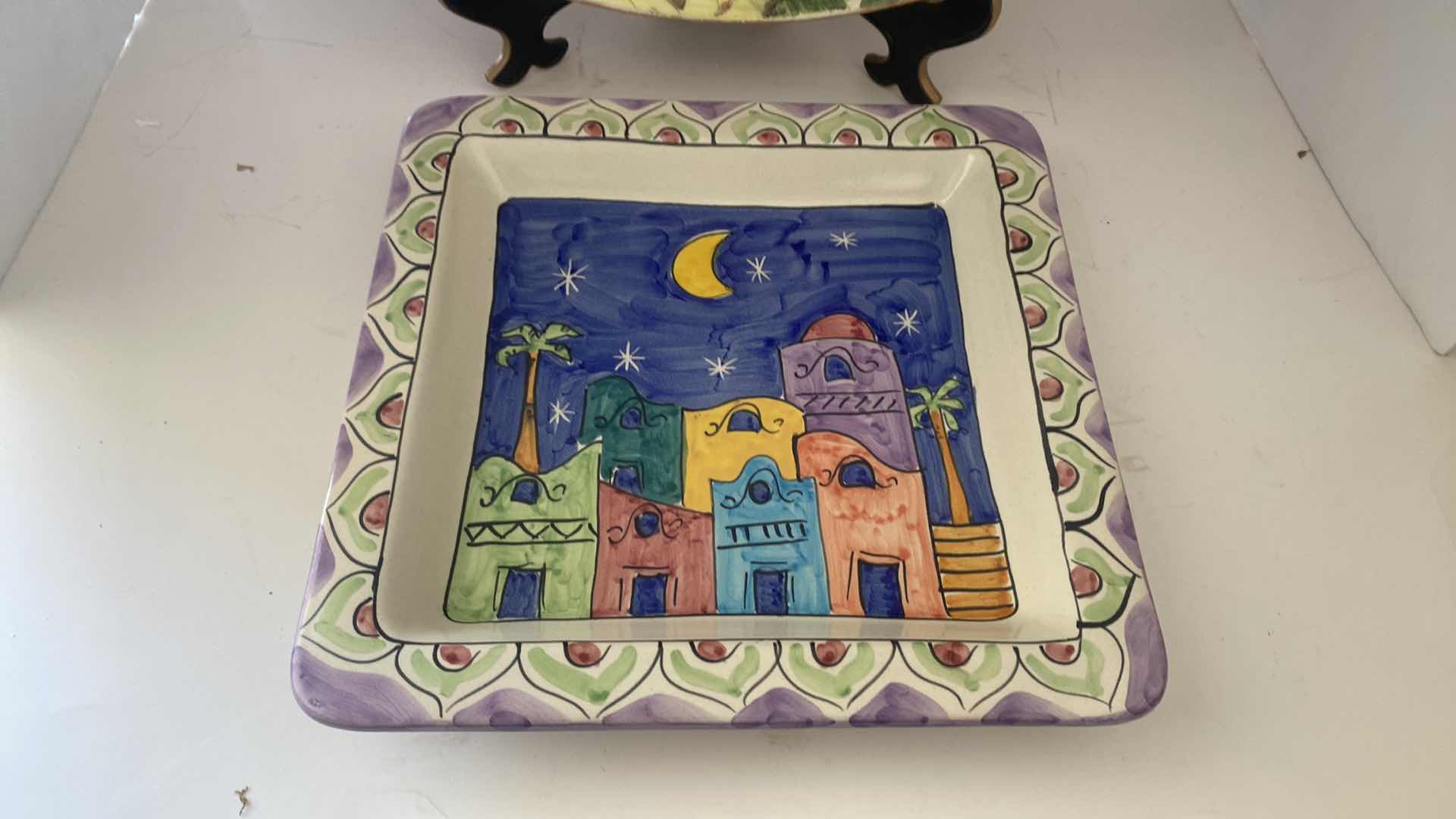 Photo 1 of 2 VIETRI STONEWARE  FROM ITALY PLATTERS