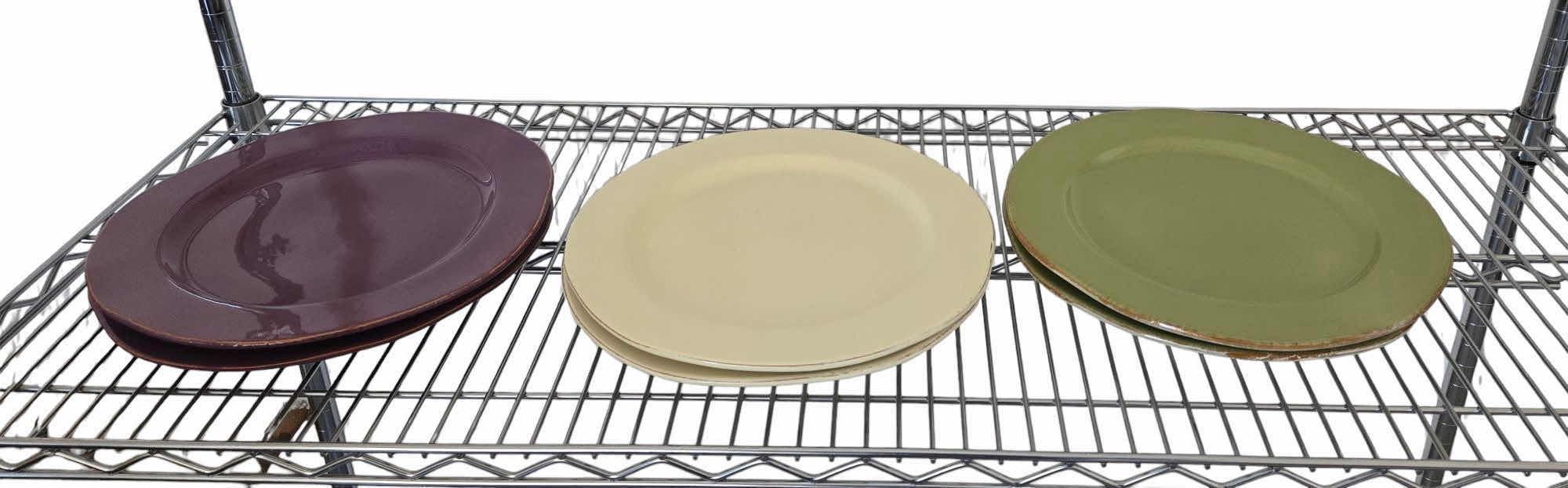 Photo 1 of 6 VIETRI STONEWARE 12” CHARGER PLATES FROM ITALY