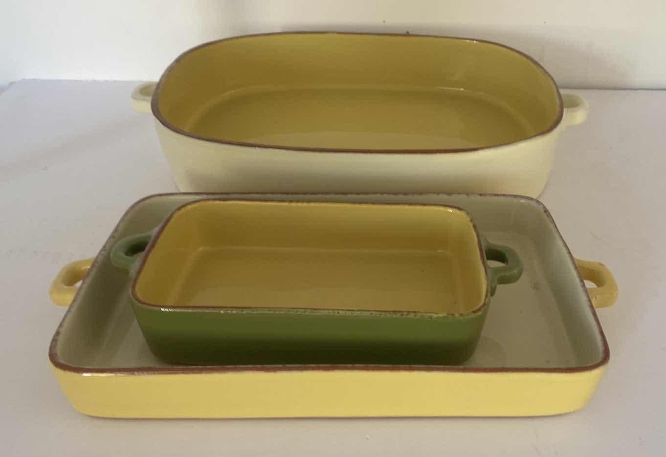 Photo 1 of 3 VIETRI STONEWARE FROM ITALY BAKING DISHES