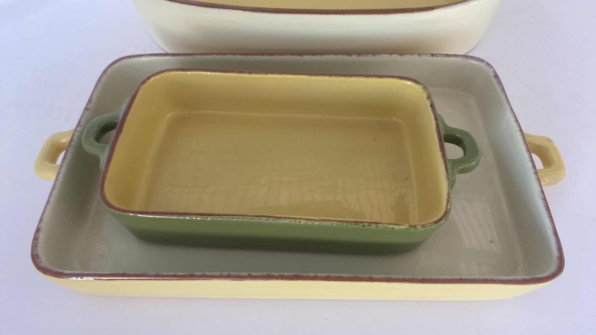 Photo 1 of 3 VIETRI STONEWARE FROM ITALY BAKING DISHES
