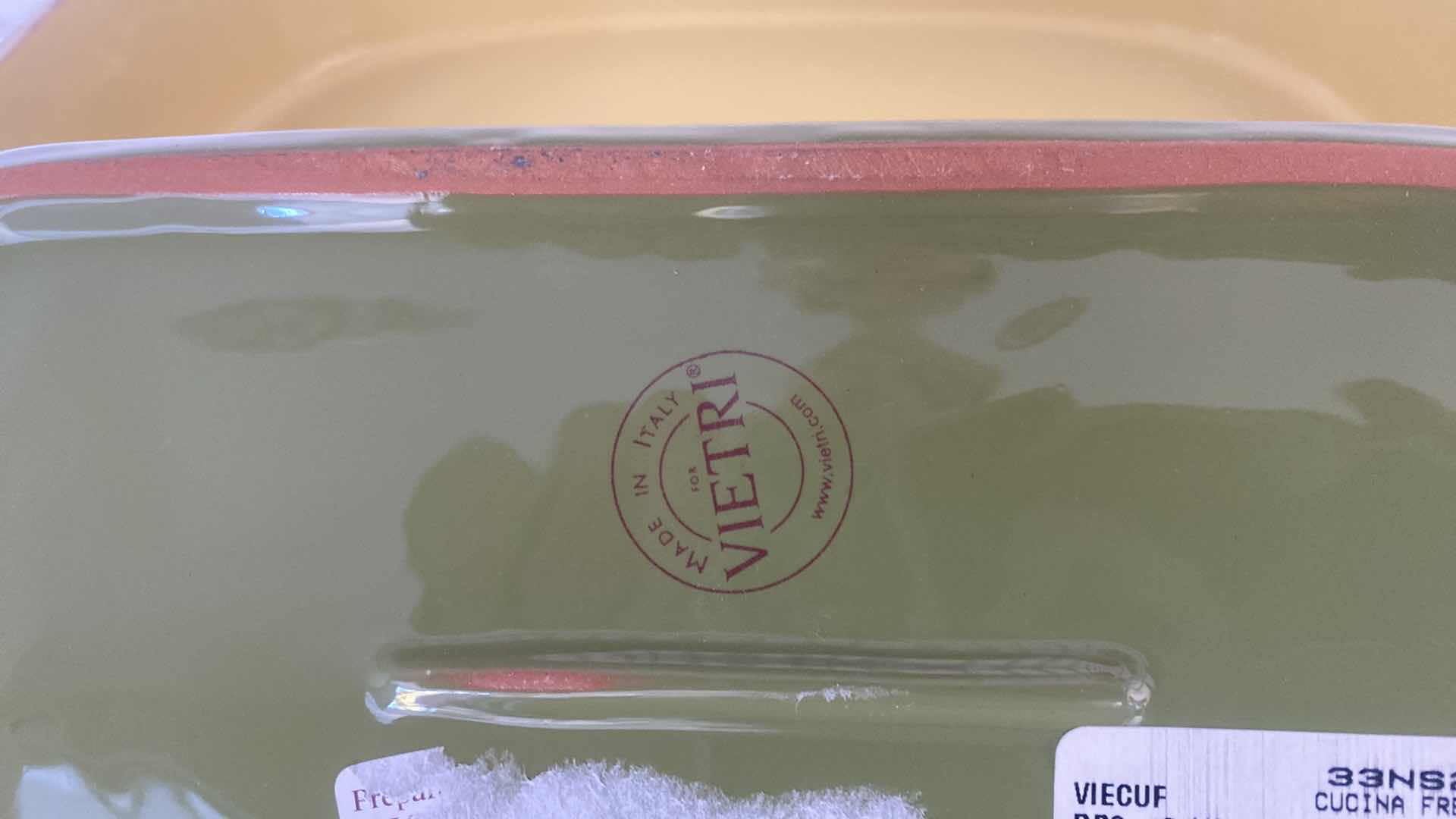 Photo 1 of 3 VIETRI STONEWARE FROM ITALY BAKING DISHES