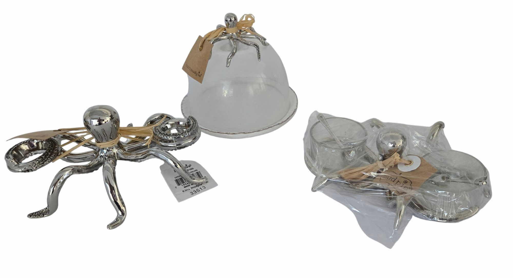 Photo 1 of 3 MUD PIE OCTOPUS SMALL SERVEWARE