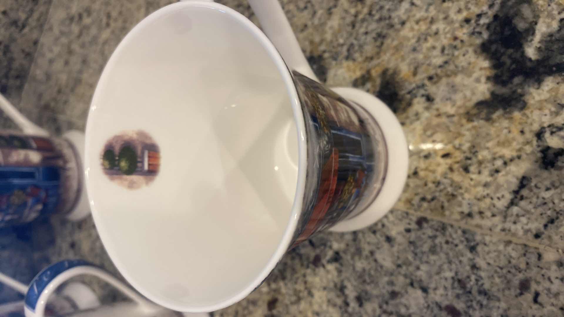 Photo 1 of 4- PIMPERNEL “CAFE DE PARIS” COFFEE CUPS