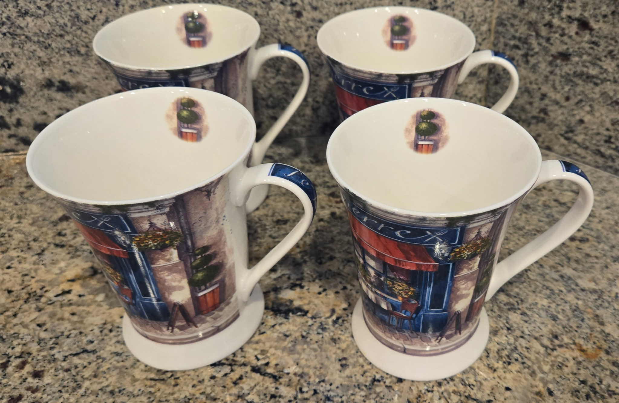 Photo 1 of 4- PIMPERNEL “CAFE DE PARIS” COFFEE CUPS