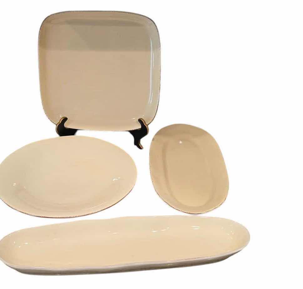 Photo 1 of 4 VIETRI STONEWARE MADE IN ITALY SERVING PLATES