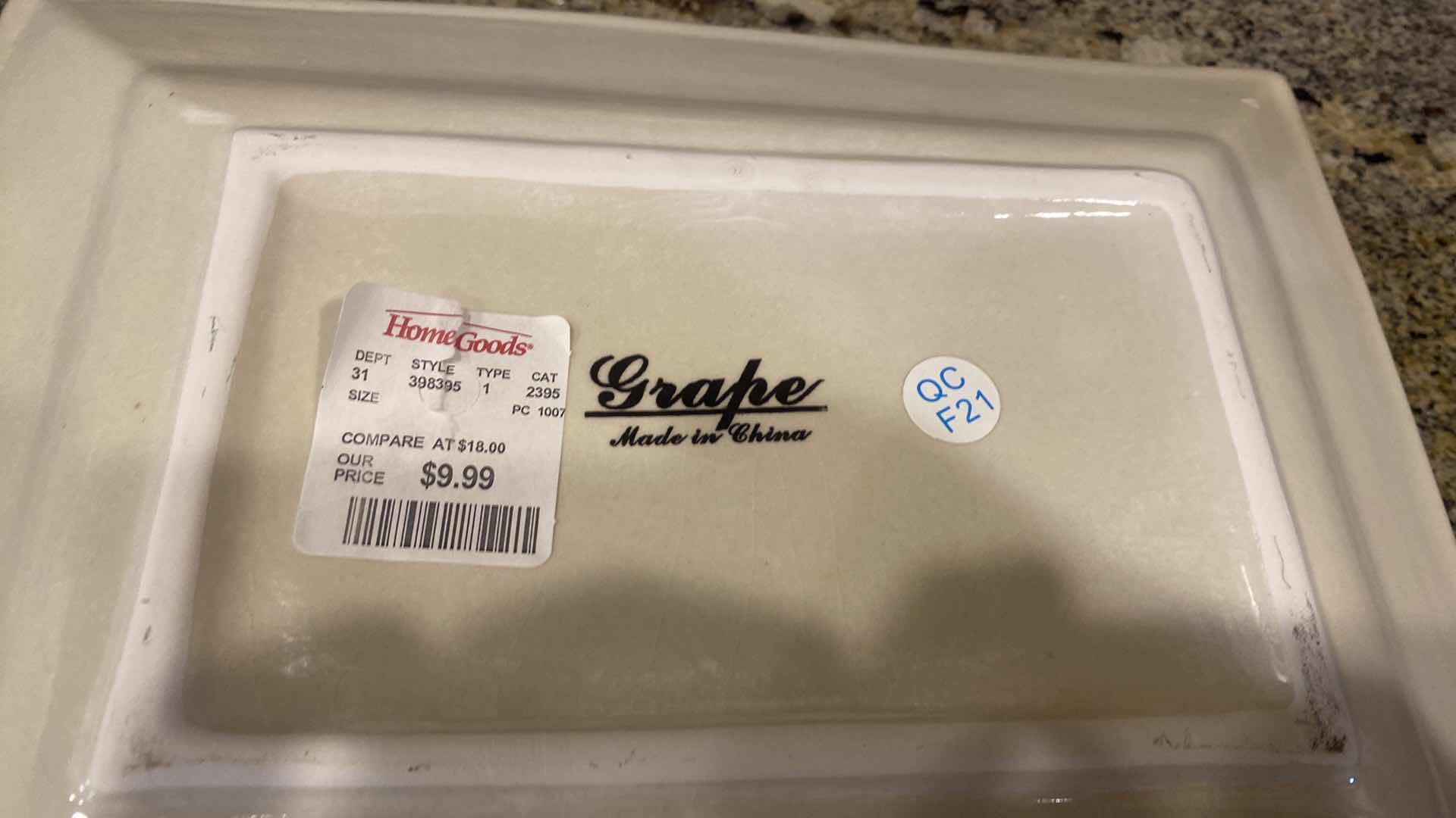 Photo 1 of 2 CERAMIC TRAYS 12” x 9”