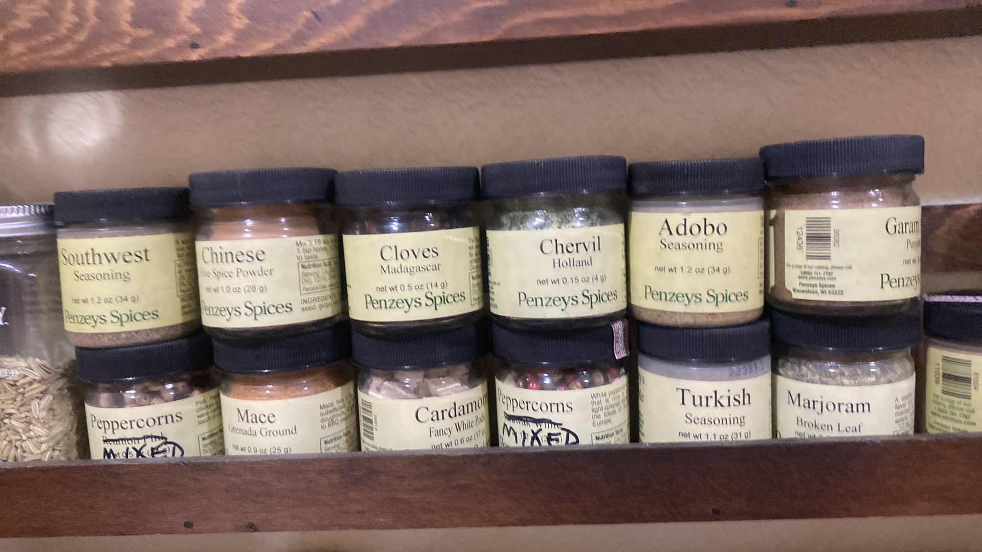 Photo 1 of 2 SPICE CABINETS WITH SPICES LARGEST 20“ x 19“ EXPIRATION DATES UNKNOWN