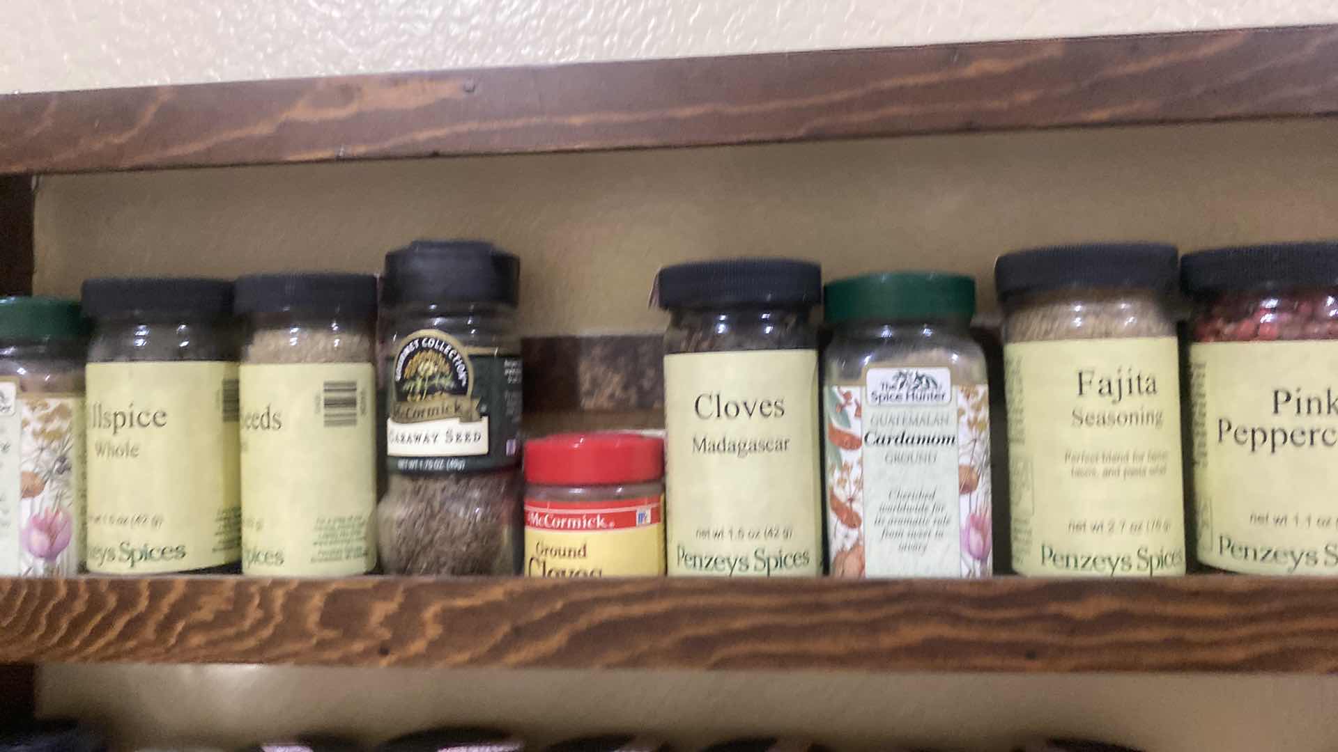 Photo 1 of 2 SPICE CABINETS WITH SPICES LARGEST 20“ x 19“ EXPIRATION DATES UNKNOWN