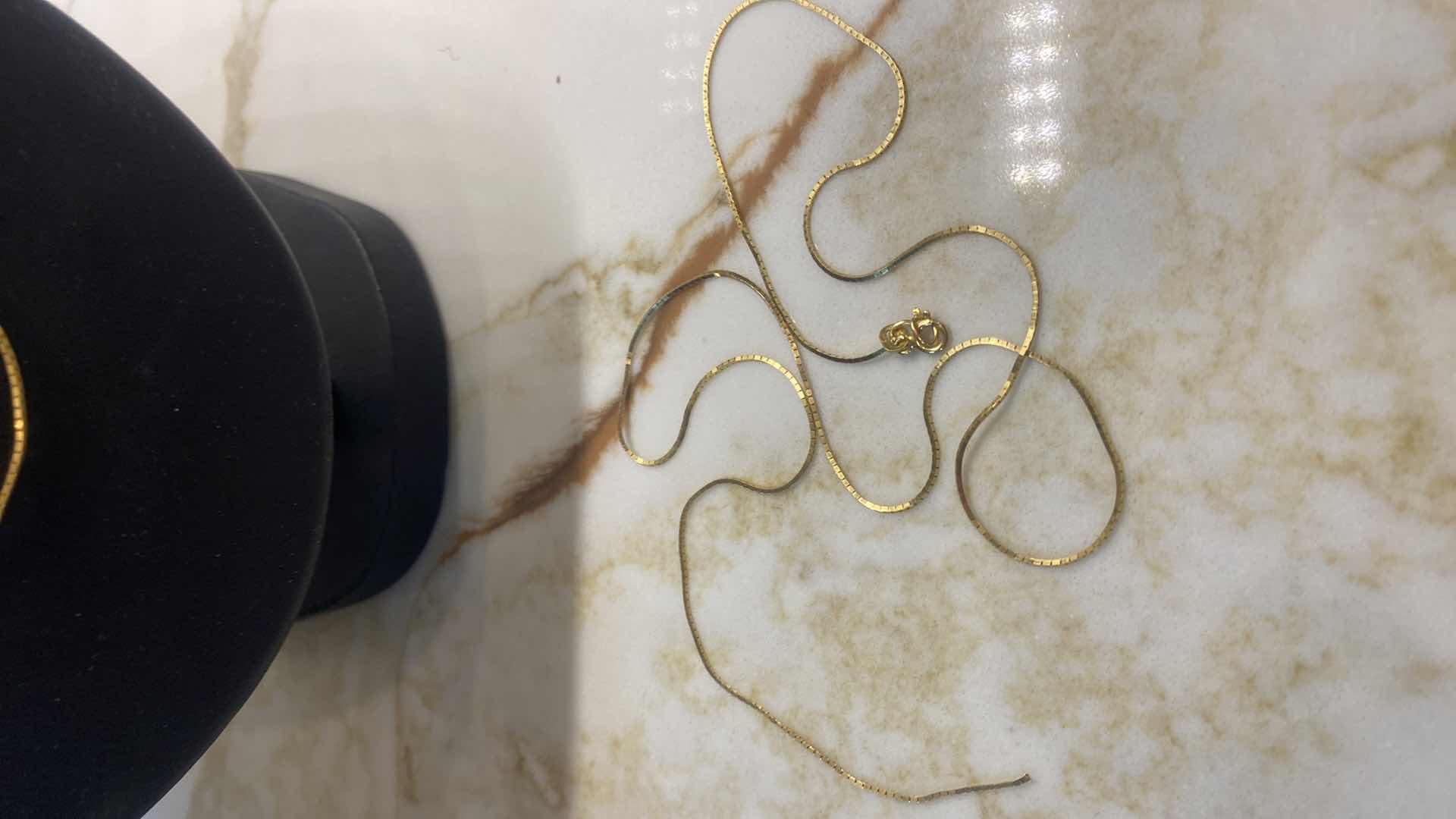 Photo 1 of 4 GOLD PLATED NECKLACES - 1 IS BROKEN - FINE JEWELRY 