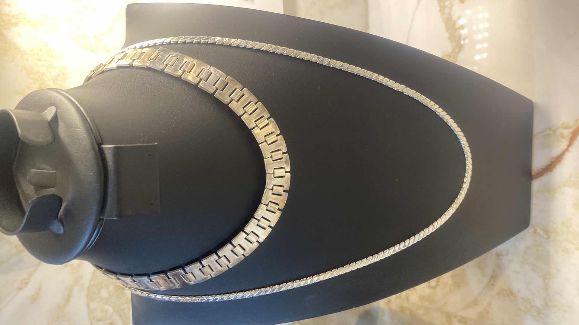 Photo 2 of  2 NECKLACES - COSTUME JEWELRY