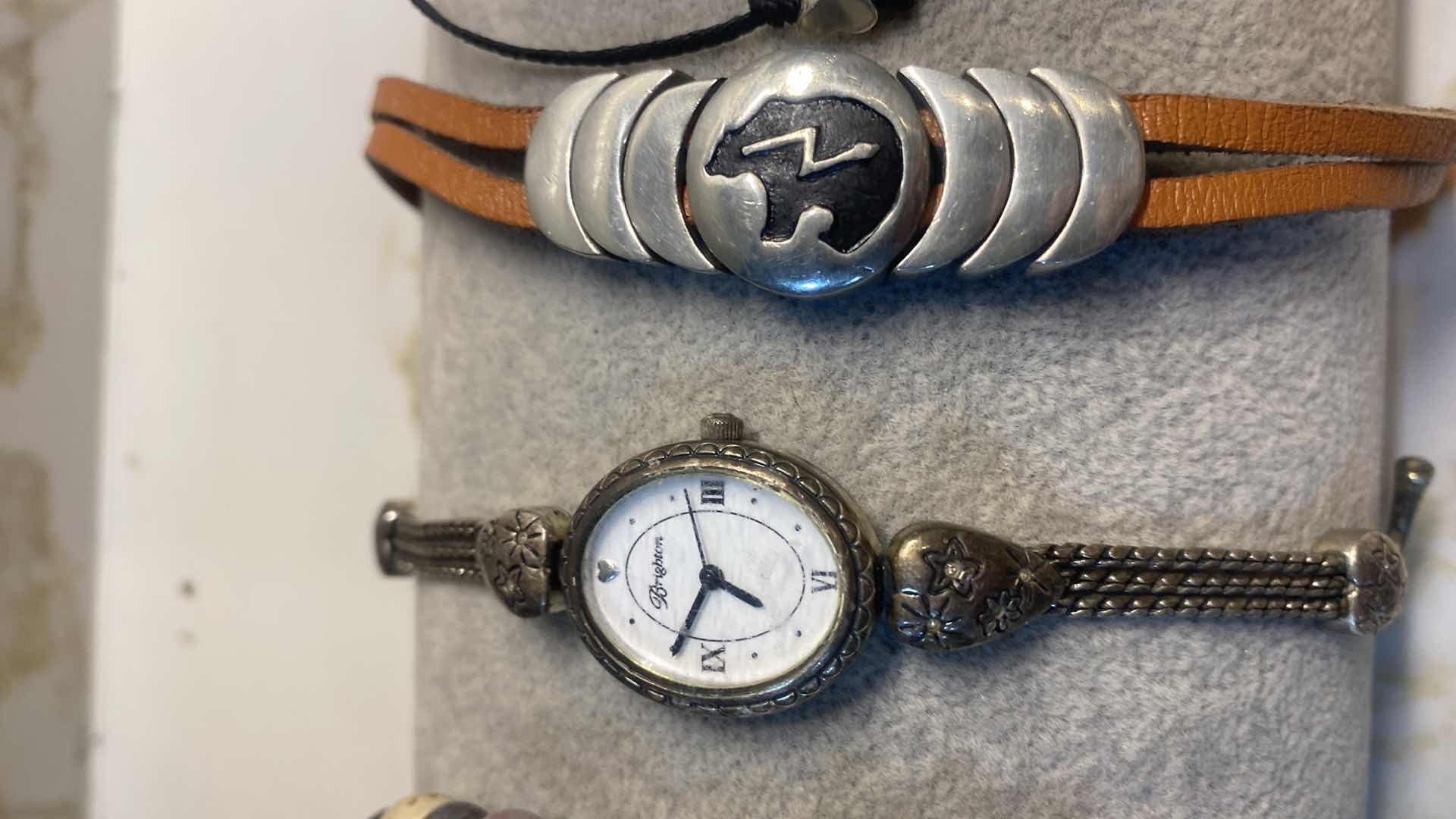 Photo 3 of 2 -  BRIGHTON WATCH, SS BEAR BRACELET FINE JEWELRY ,  3 BRACELETS - COSTUME JEWELRY