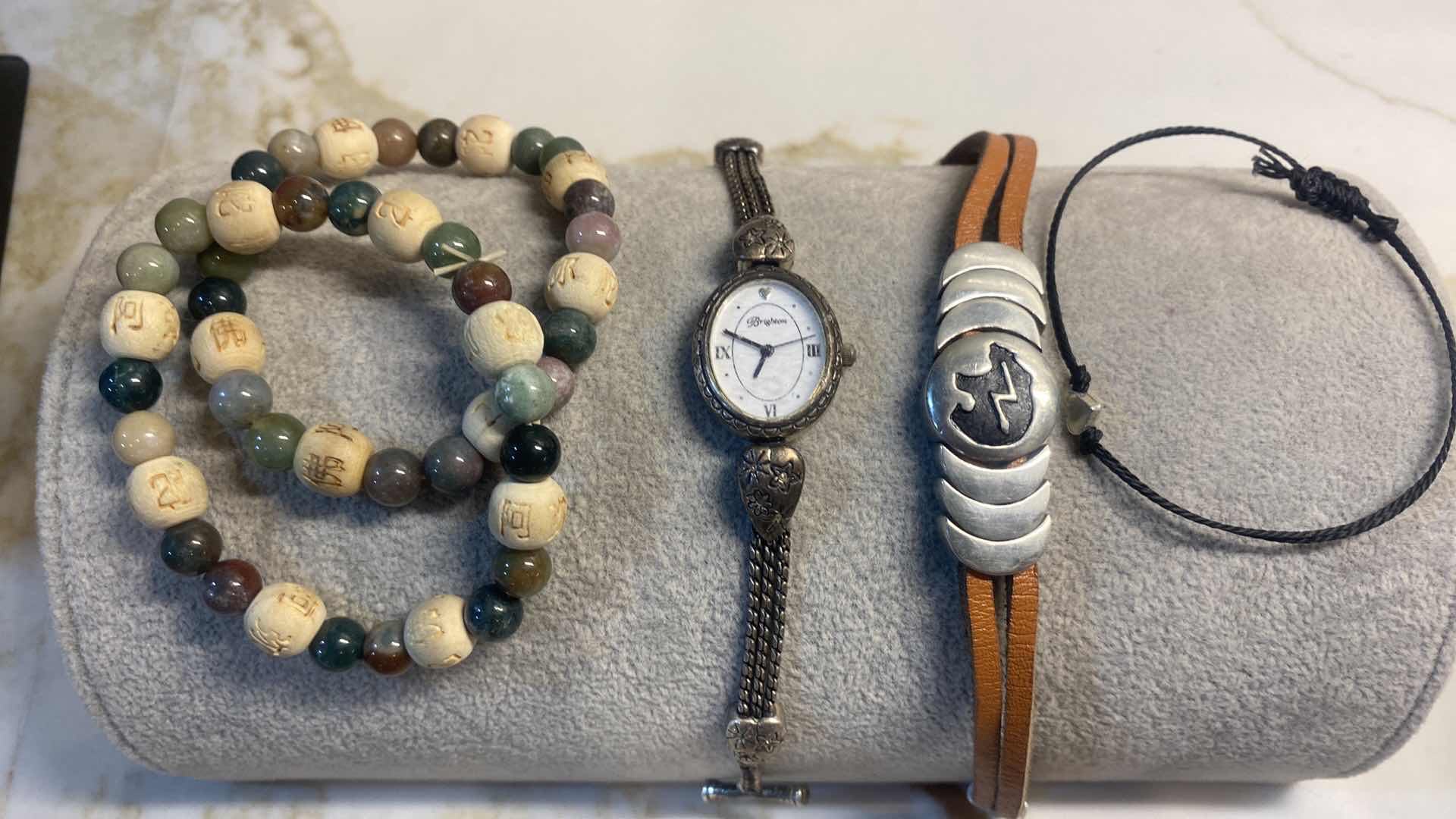 Photo 1 of 2 -  BRIGHTON WATCH, SS BEAR BRACELET FINE JEWELRY ,  3 BRACELETS - COSTUME JEWELRY