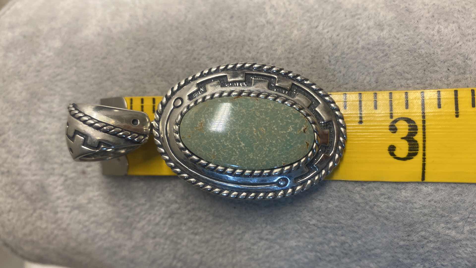 Photo 1 of CAROLYN POLLACK TURQUOISE IN 925 STERLING SILVER SETTING - FINE JEWELRY 