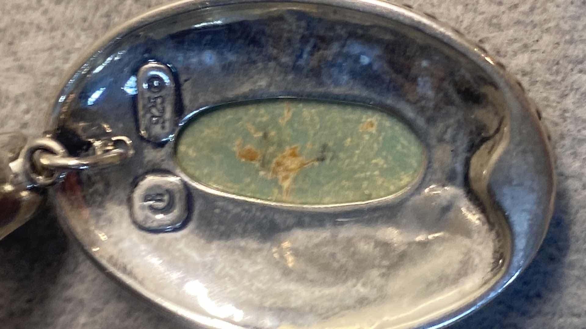 Photo 1 of CAROLYN POLLACK TURQUOISE IN 925 STERLING SILVER SETTING - FINE JEWELRY 