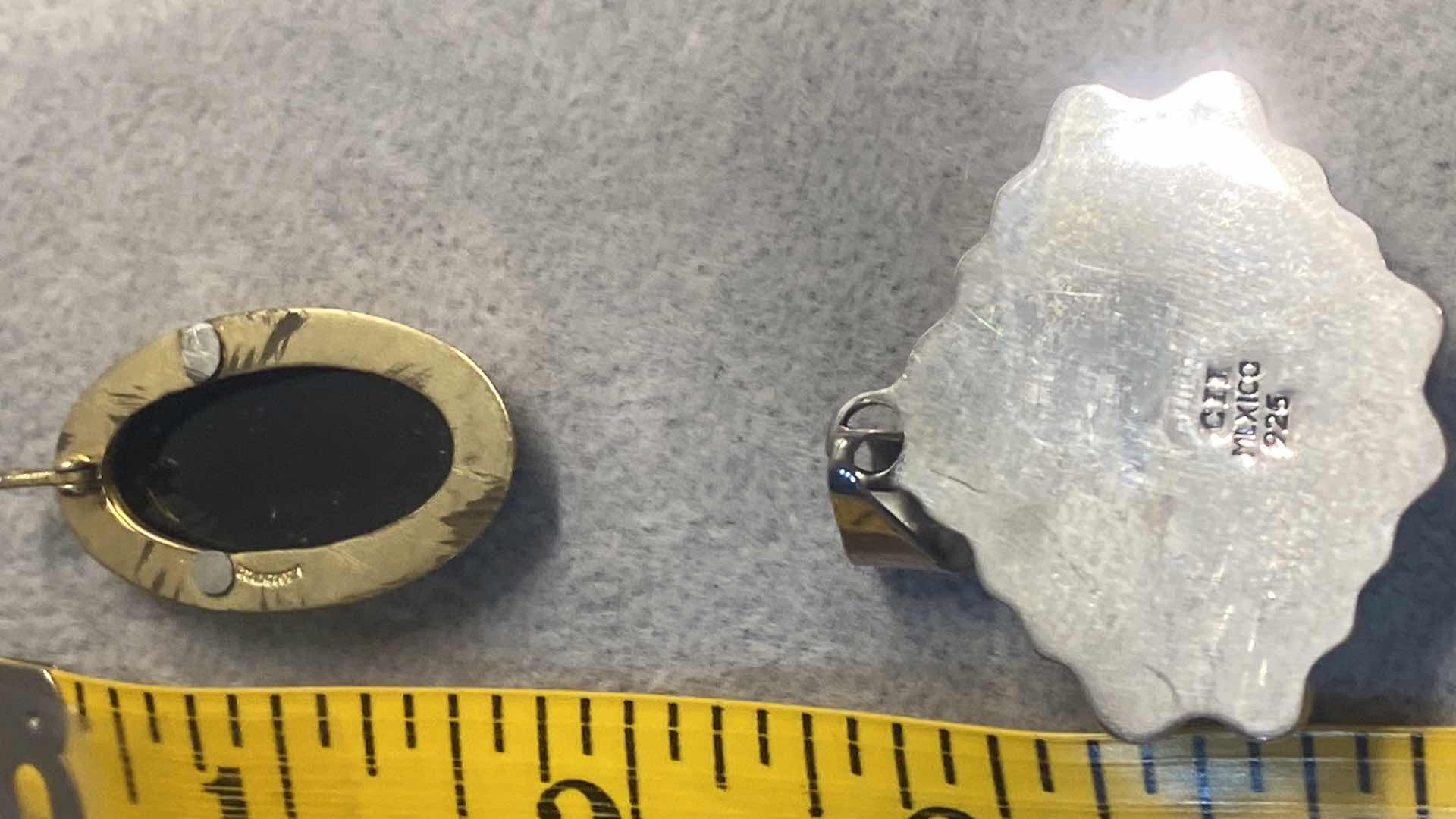 Photo 1 of 2 - STONE PENDANTS 925 SS FROM MEXICO - FINE JEWELRY 