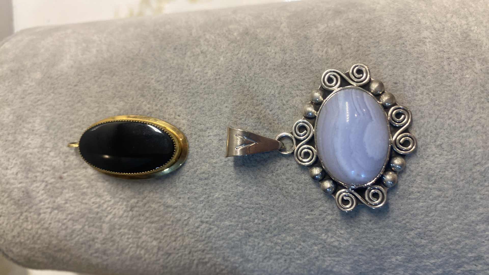 Photo 1 of 2 - STONE PENDANTS 925 SS FROM MEXICO - FINE JEWELRY 