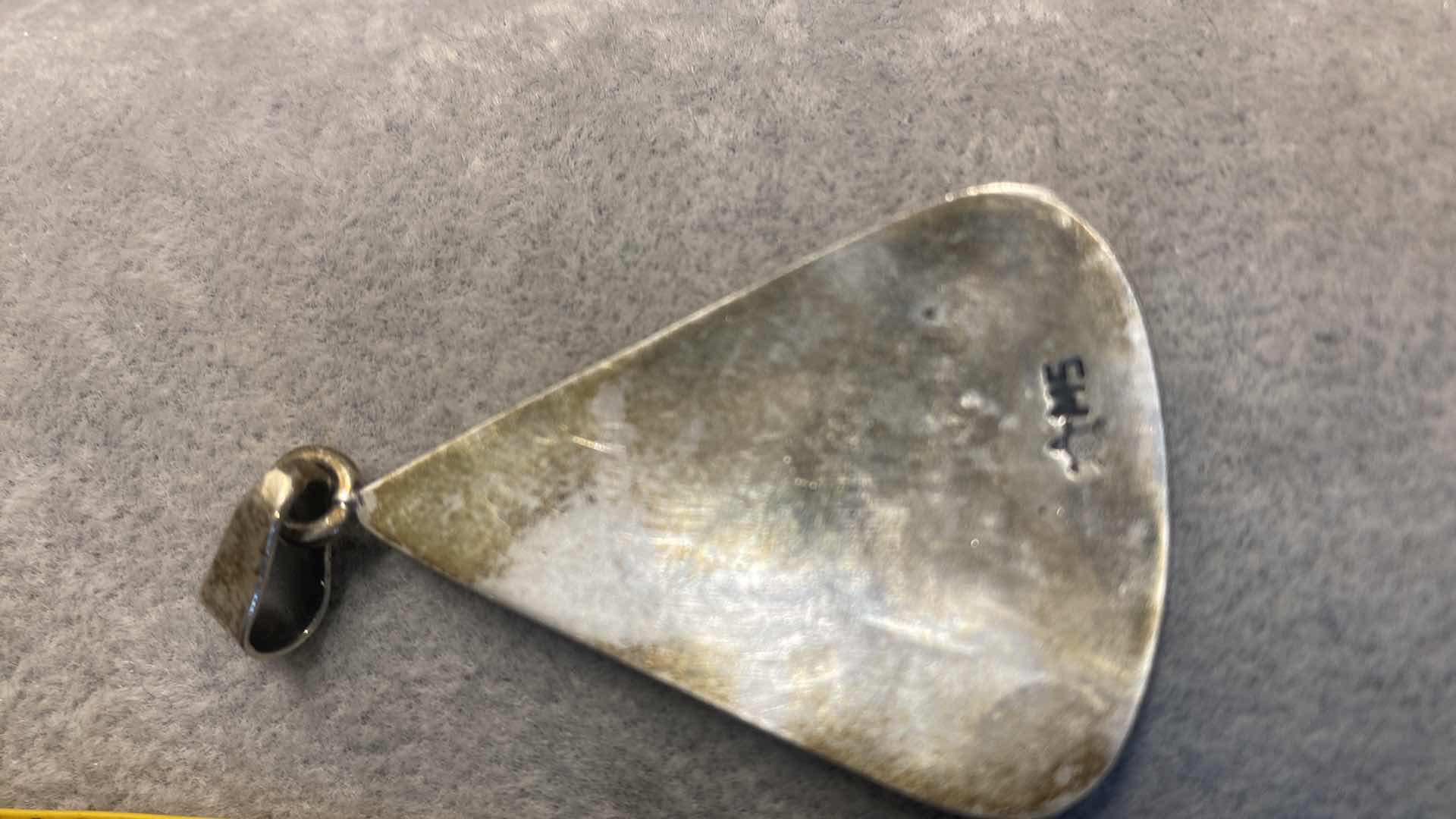 Photo 1 of  HOPI BEAR STERLING SILVER PENDANT SIGNED MS - FINE JEWELRY