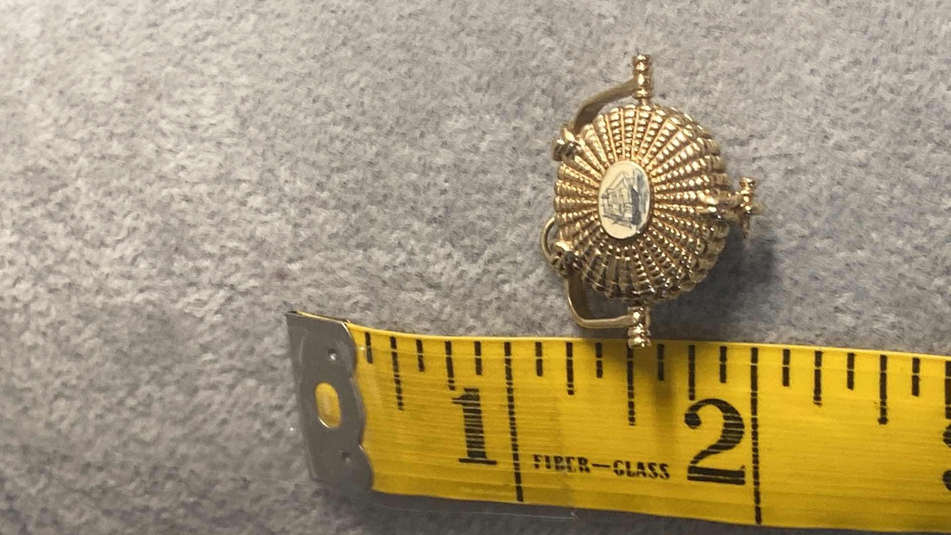 View 2 of 14K YELLOW GOLD 13.4 GRAMS BASKET CHARM FROM NANTUCKET WITH APPRAISAL FROM AUGUST 2005 - FINE JEWELRY